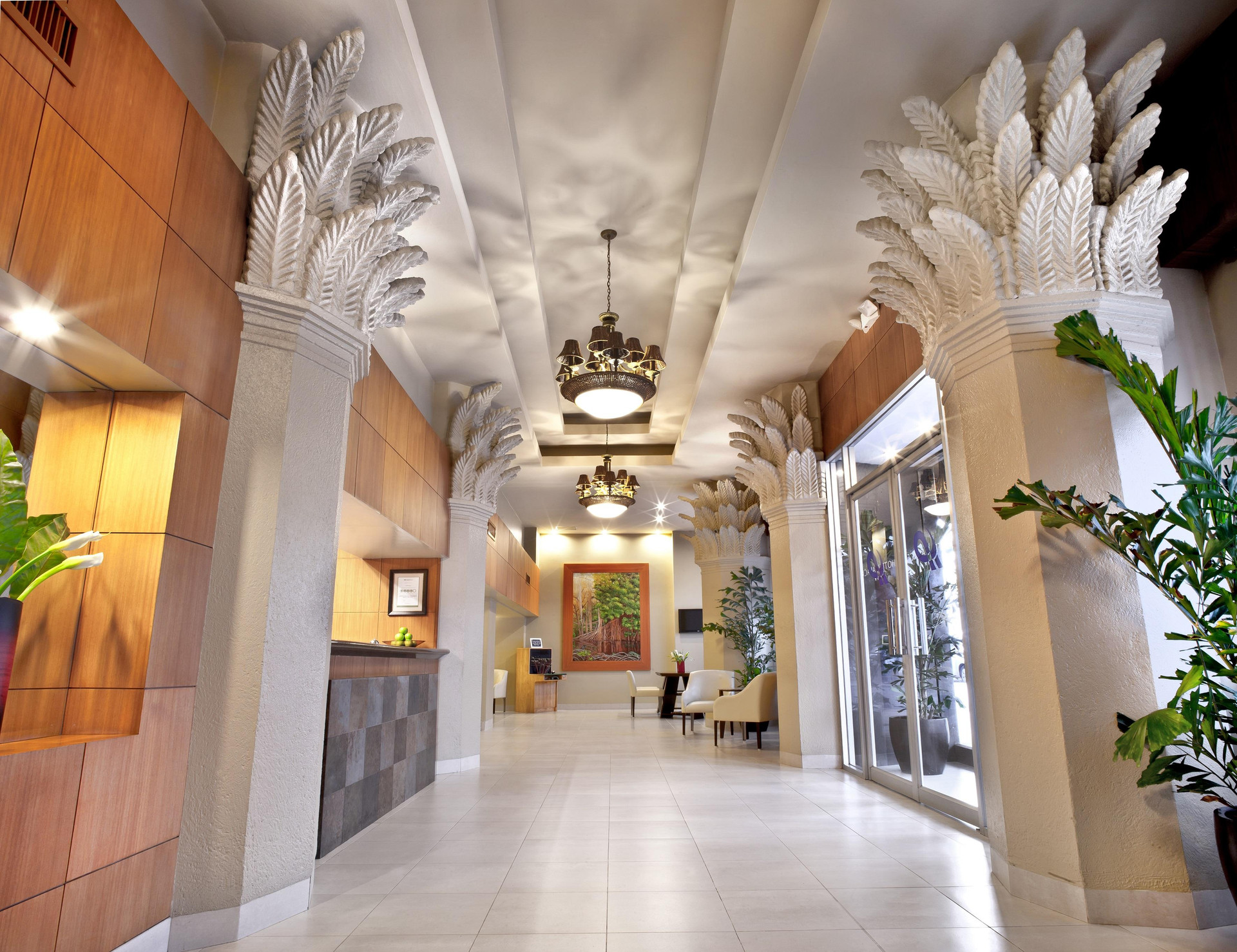 Vista Lobby Hotel Palace Guayaquil