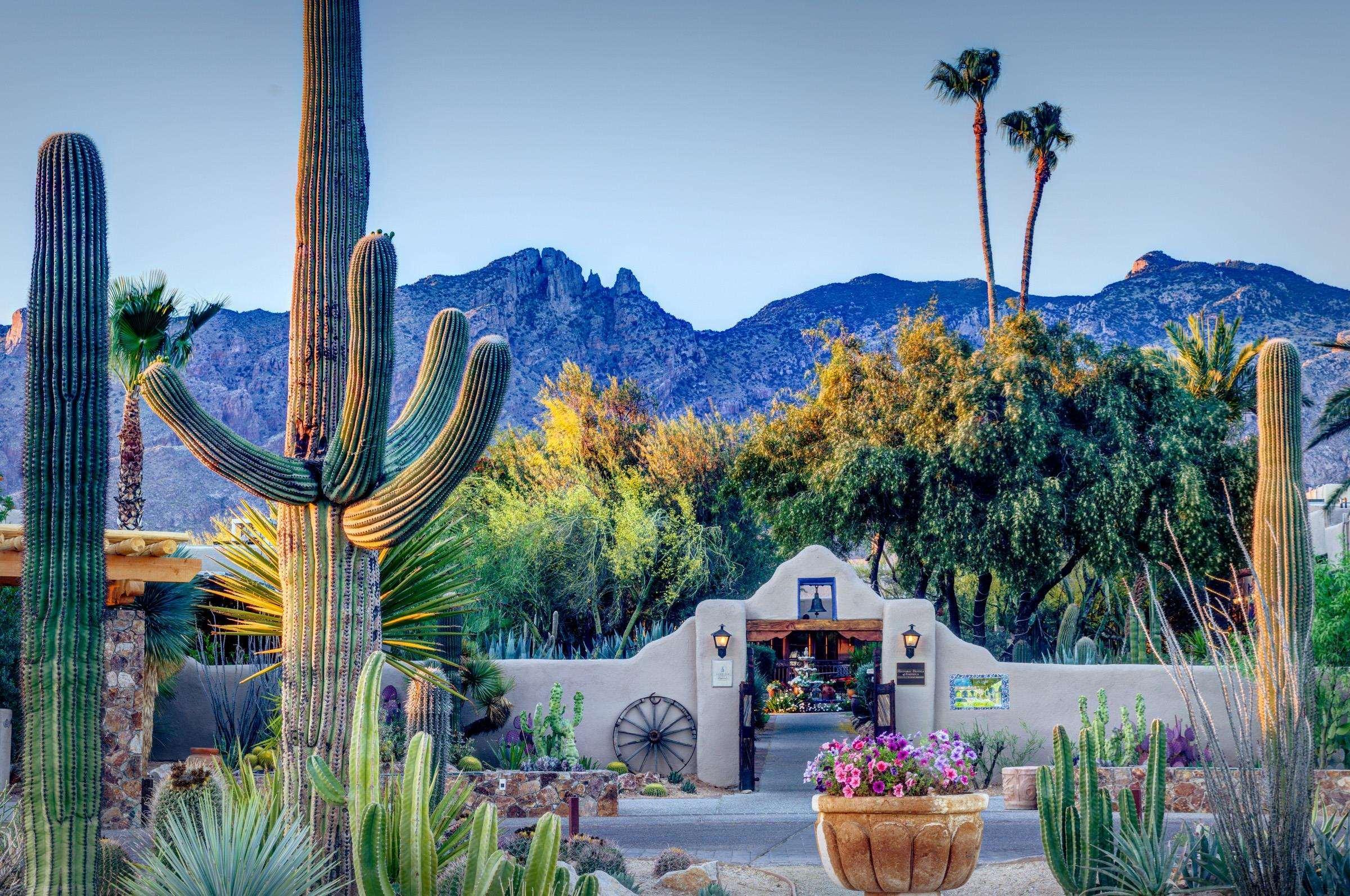 Vista Exterior Hacienda Del Sol Guest Ranch Resort
