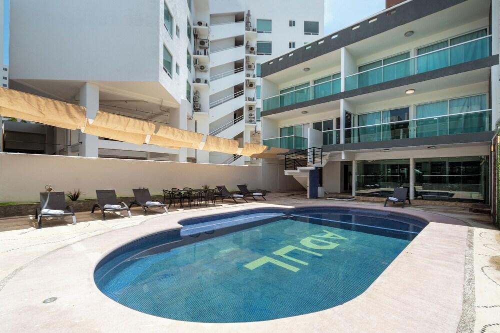 Vista Piscina Villas Acapulco Diamante