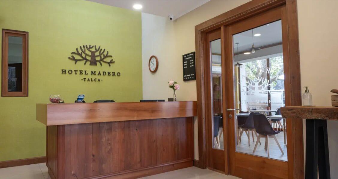 Vista Lobby Hotel Madero Talca