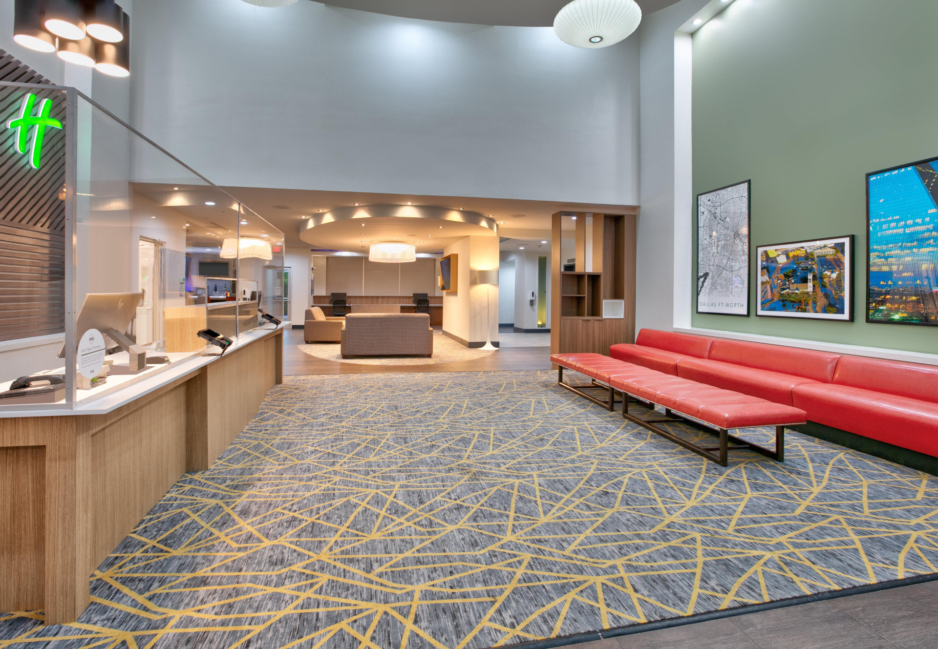 Vista Lobby Holiday Inn Dallas Fort Worth Airport S