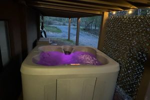 Alquiler Vacacional - Mountain Cabin on Ash : Hot Tub/ Billiards/ Game Room/ Fire Pit/ Gym Equipment