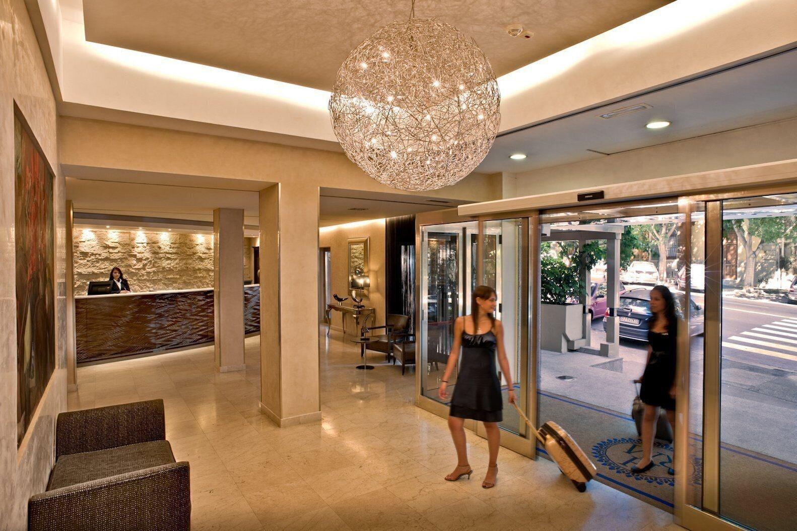 Vista Lobby Regina Margherita Hotel