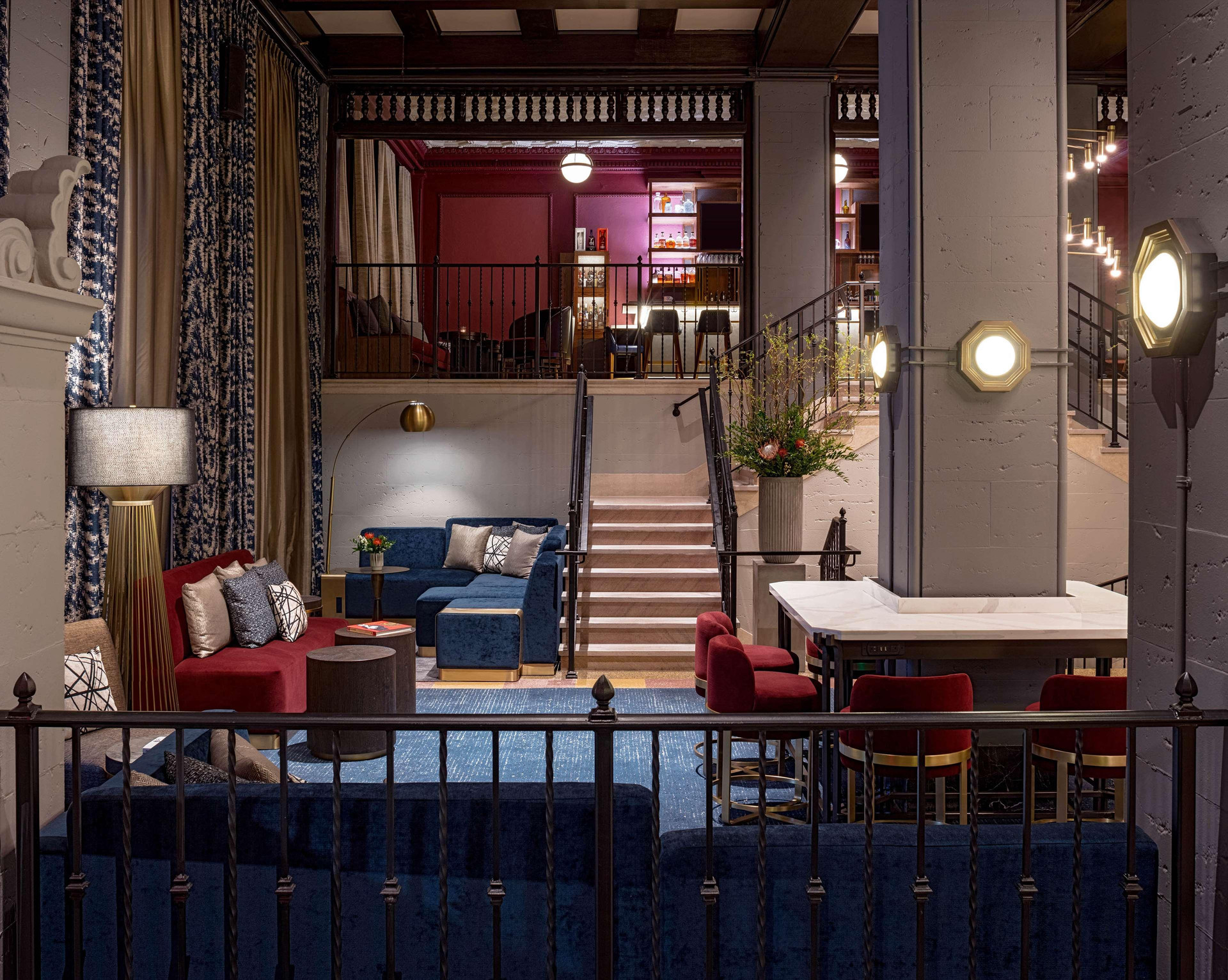 Vista Lobby Holston House Nashville, in The Unbound Collection by Hyatt