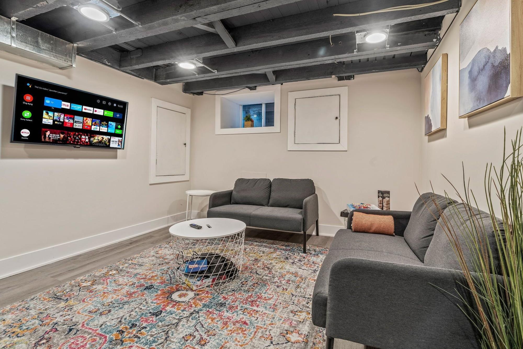 Instalaciones Recreativas Trendy & Cozy Fishtown Game Room