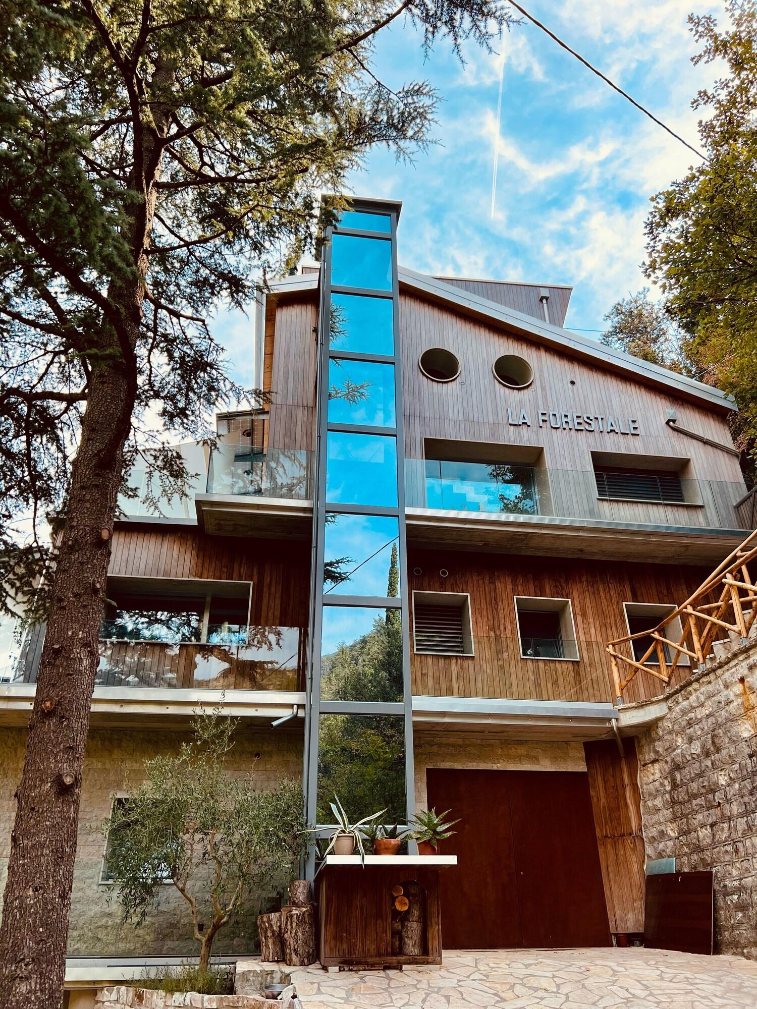 Vista Exterior LA FORESTALE Luxury Ecolodge