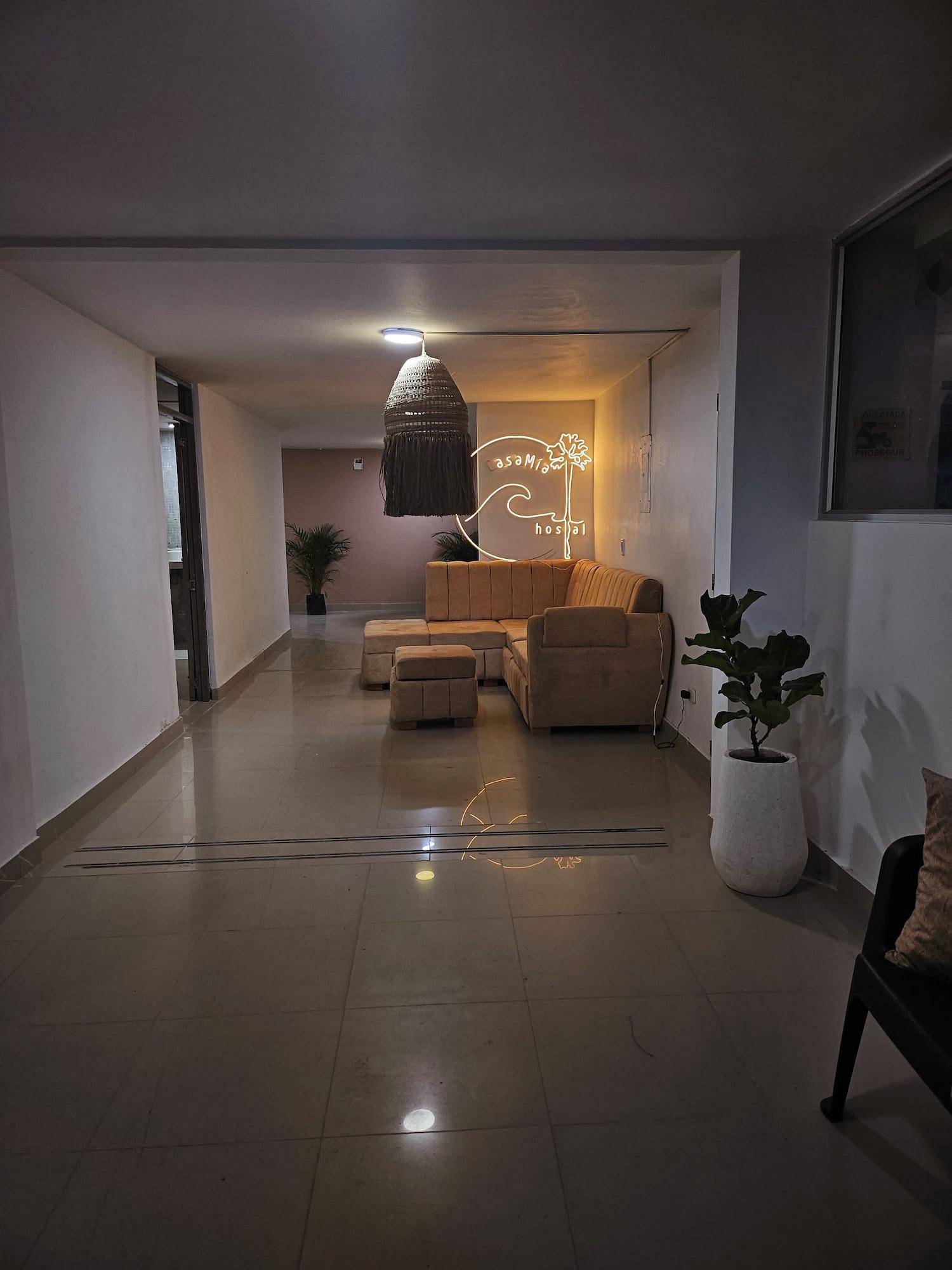 Vista Lobby CASAMIA HOSTEL