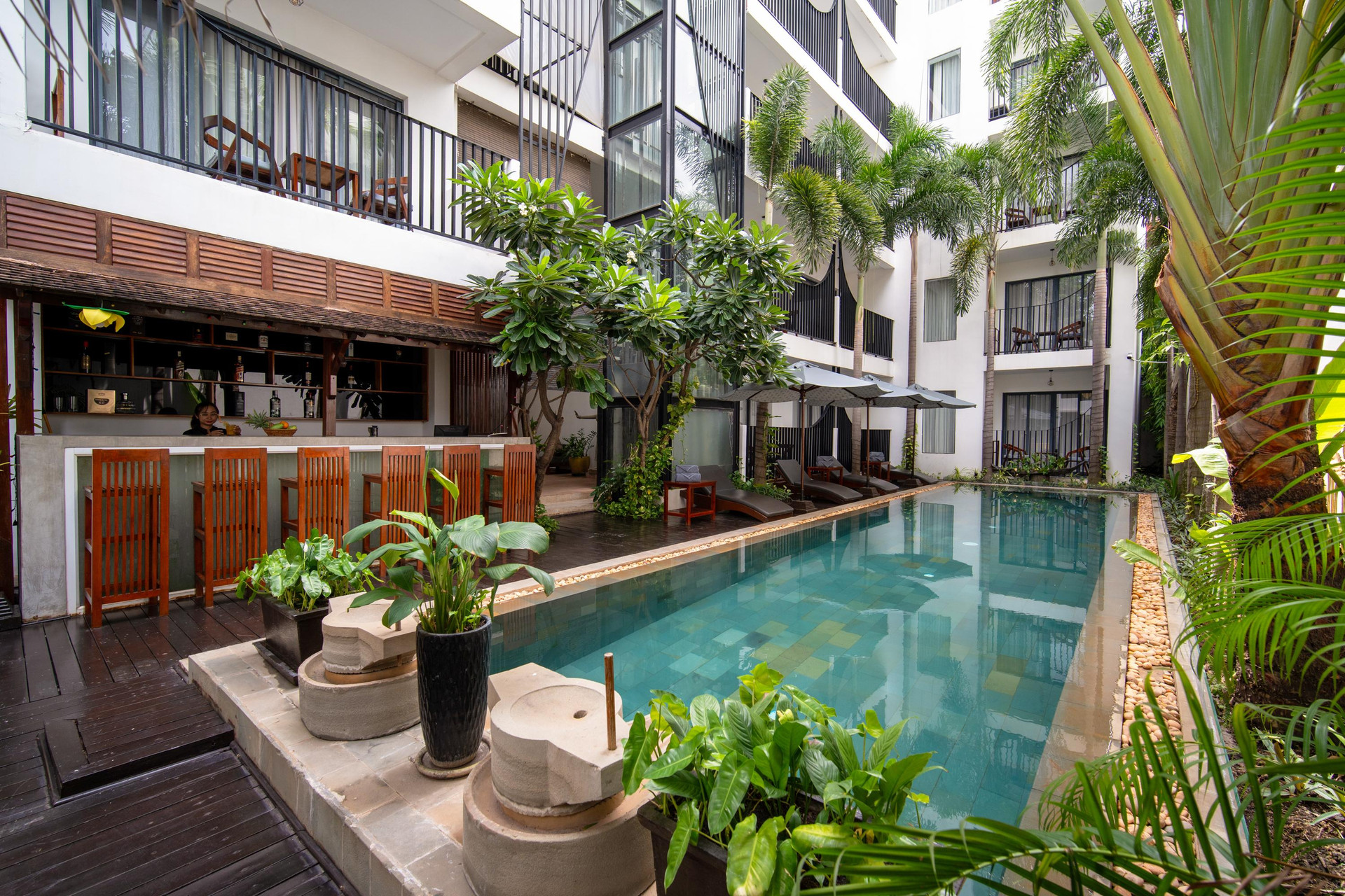 Vista Piscina Angkor Breeze Hotel & Spa