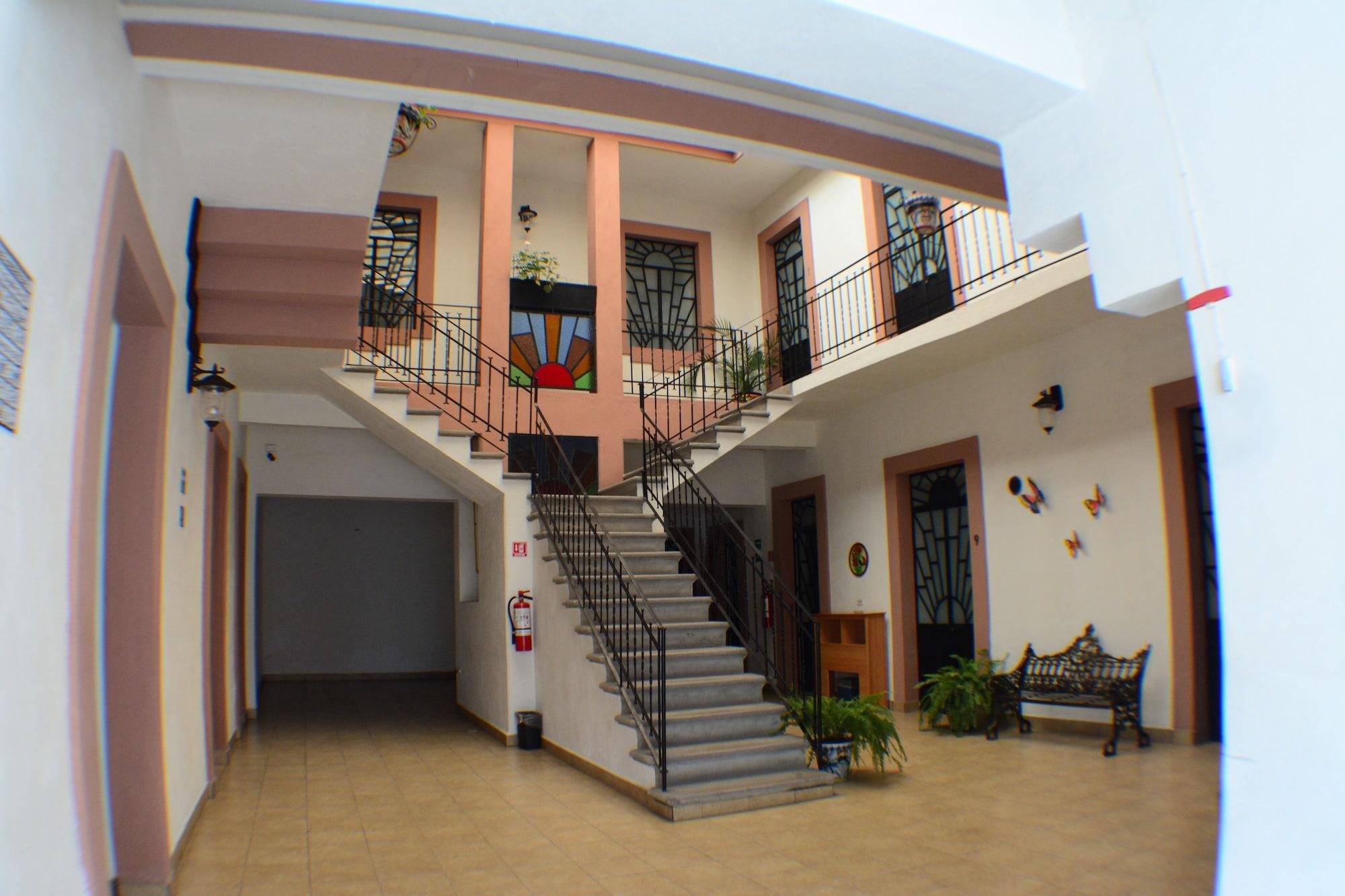 Vista Lobby Hotel del Capitán de Puebla Vitrales - Adults Only