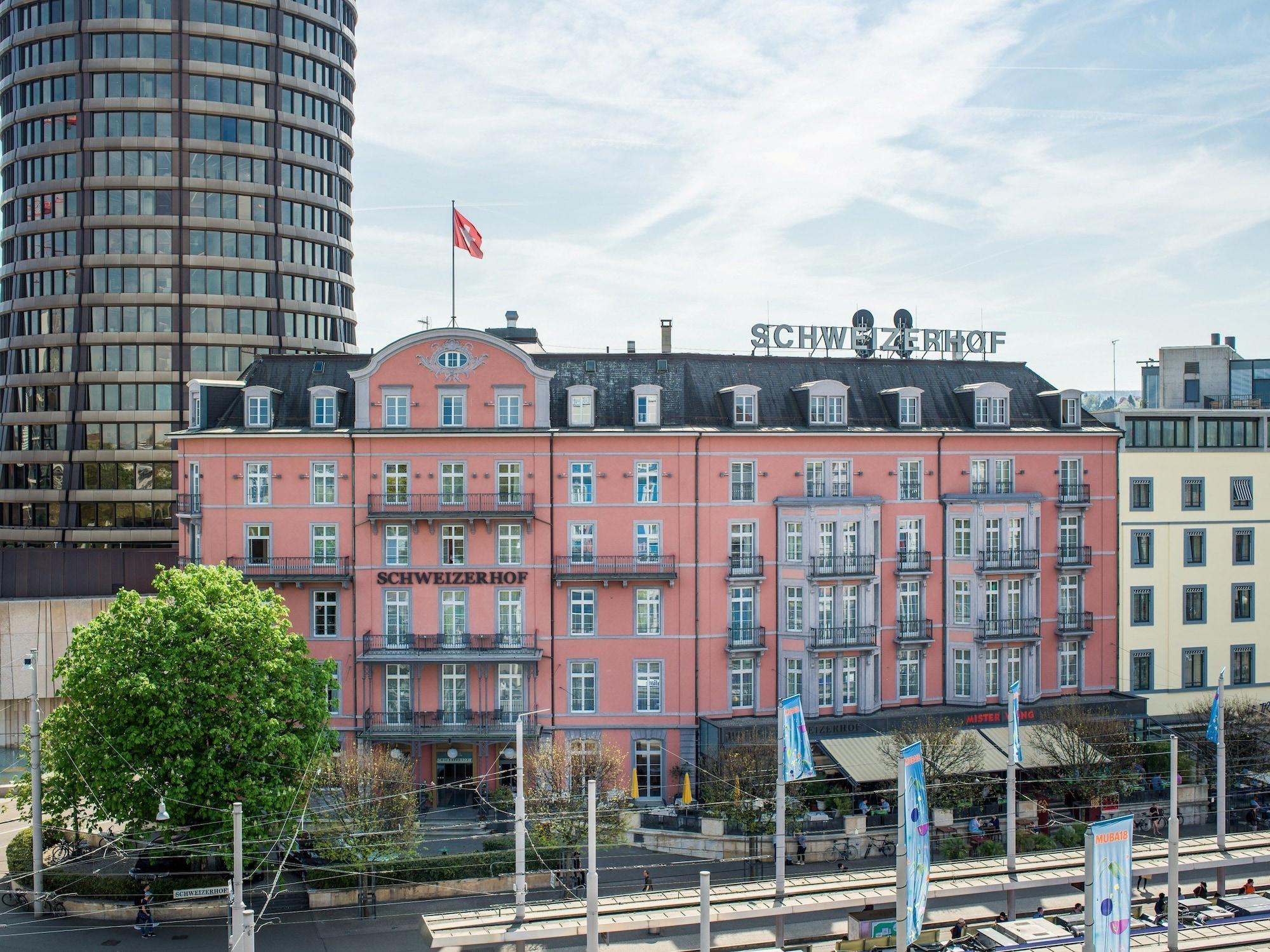 Vista Exterior Hotel Schweizerhof Basel