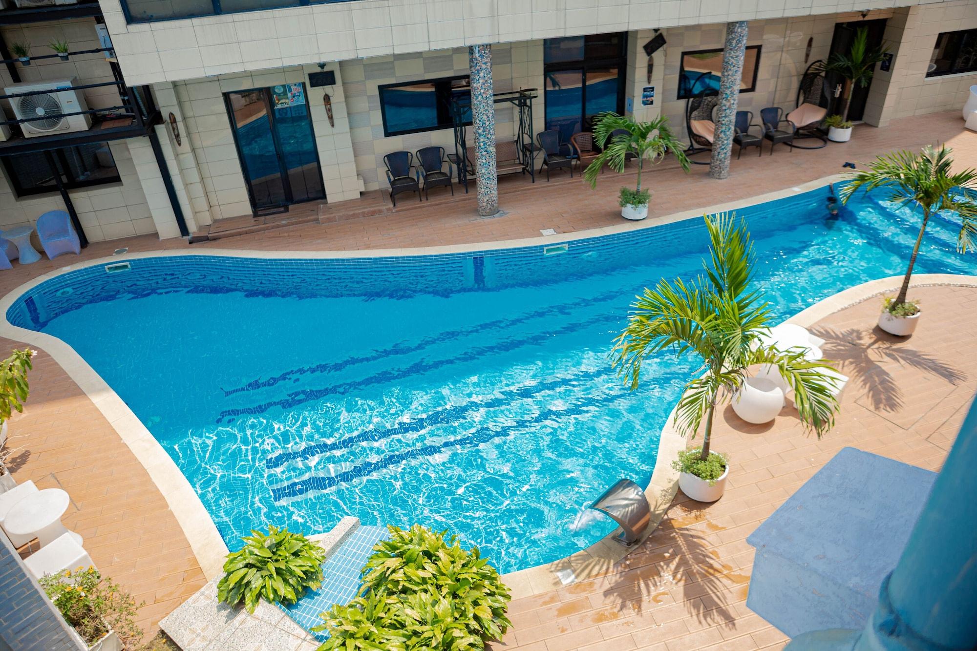 Vista Exterior Hotel Hibiscus Louis