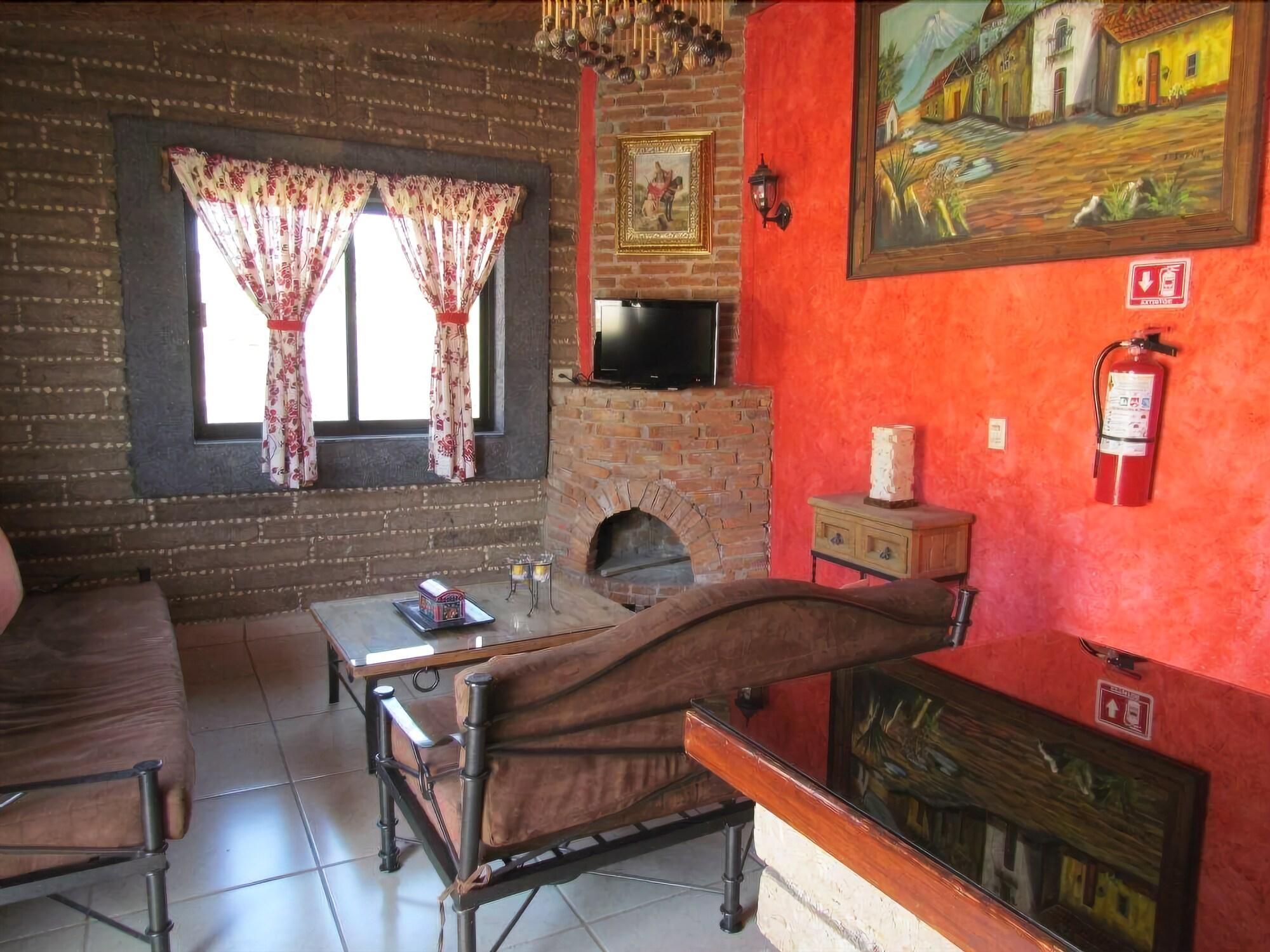 Vista Lobby Hotel y Cabañas Una Cosita de Zacatlan