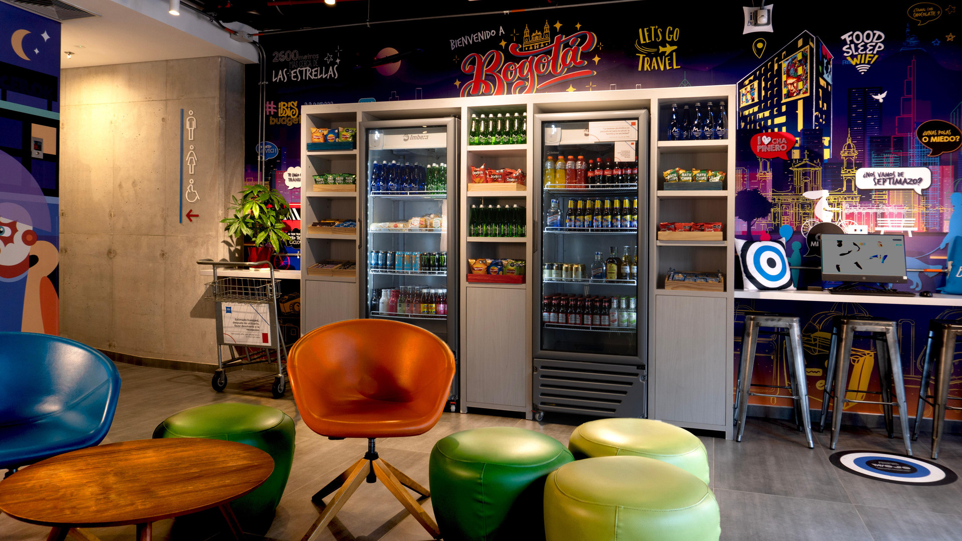 Vista Lobby ibis Budget Bogota Marly