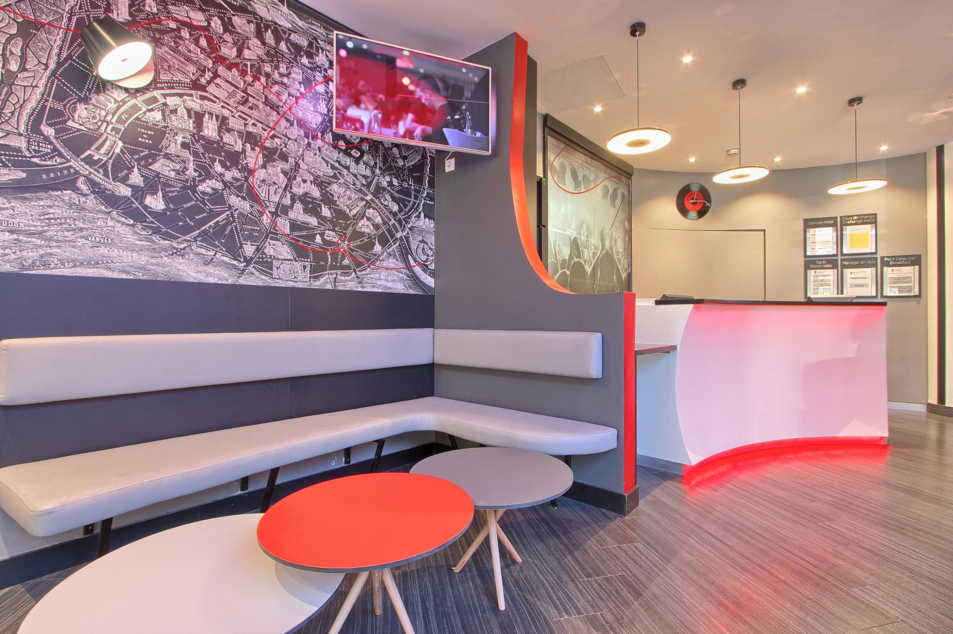 Vista Lobby Hotel Inn Design Paris Place d'Italie