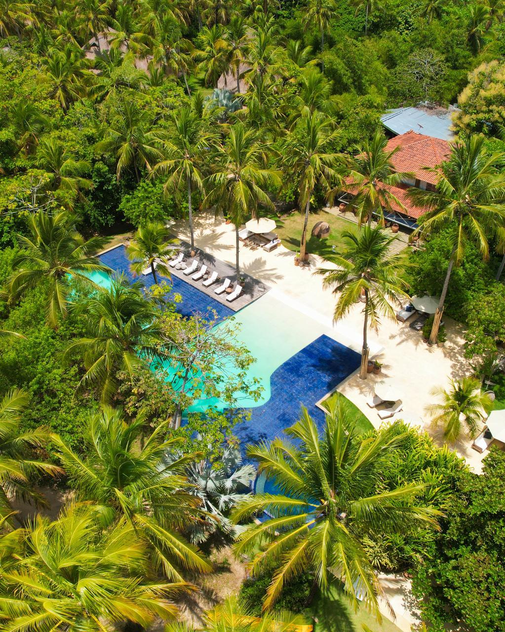 Vista aérea Pousada Camurim Grande