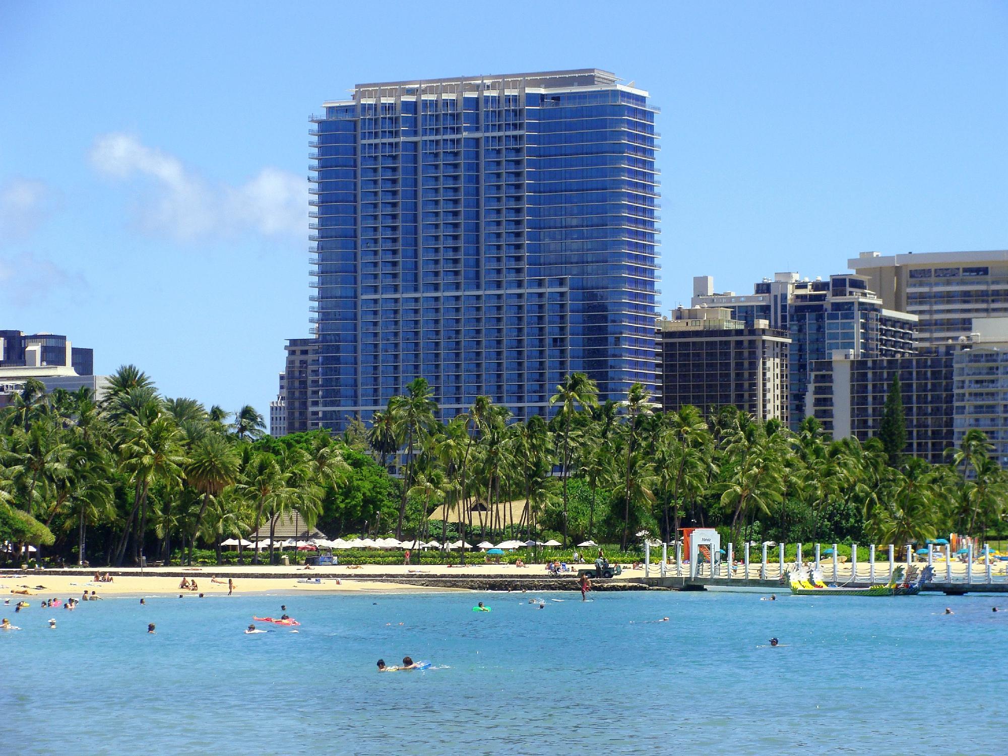 Vista Exterior Trump International Hotel Waikiki Beach Walk