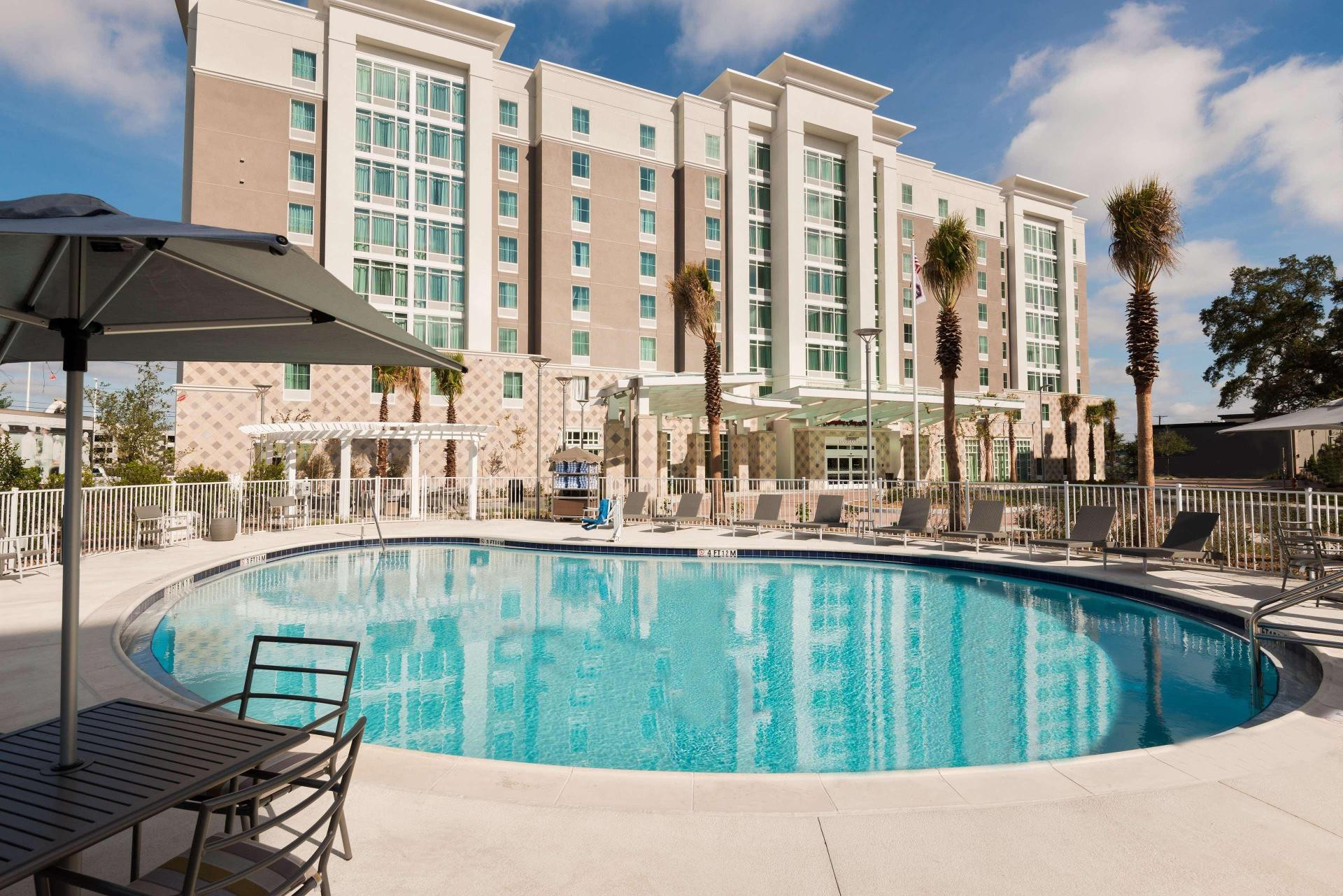 Vista Piscina Hampton Inn & Suites Tampa Airport Avion Park Westshore