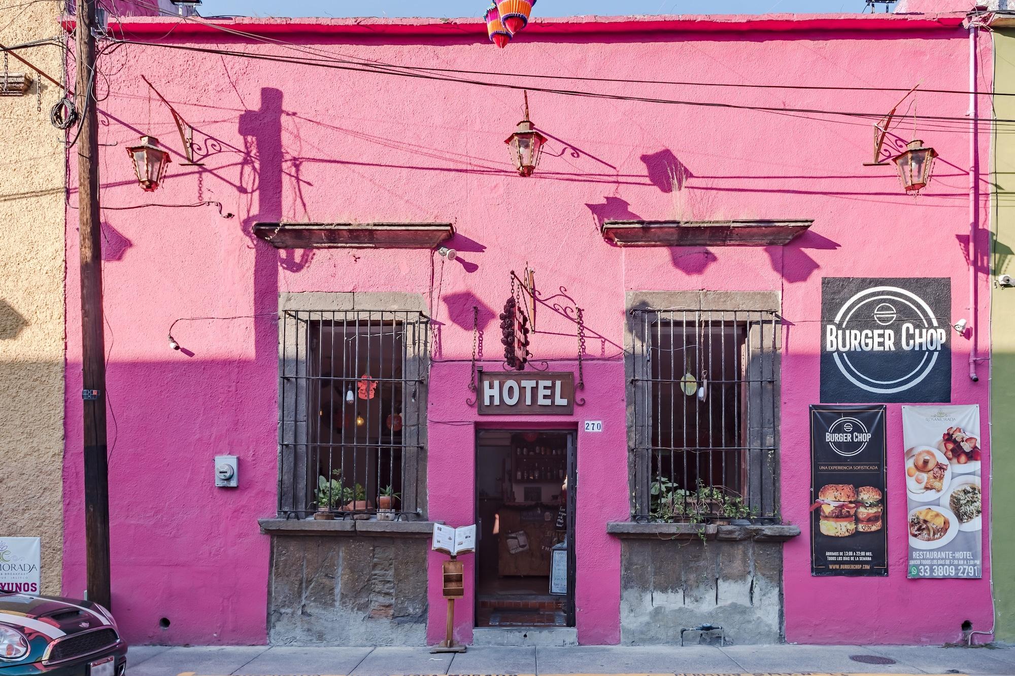 Vista Exterior Hotel Rosa Morada