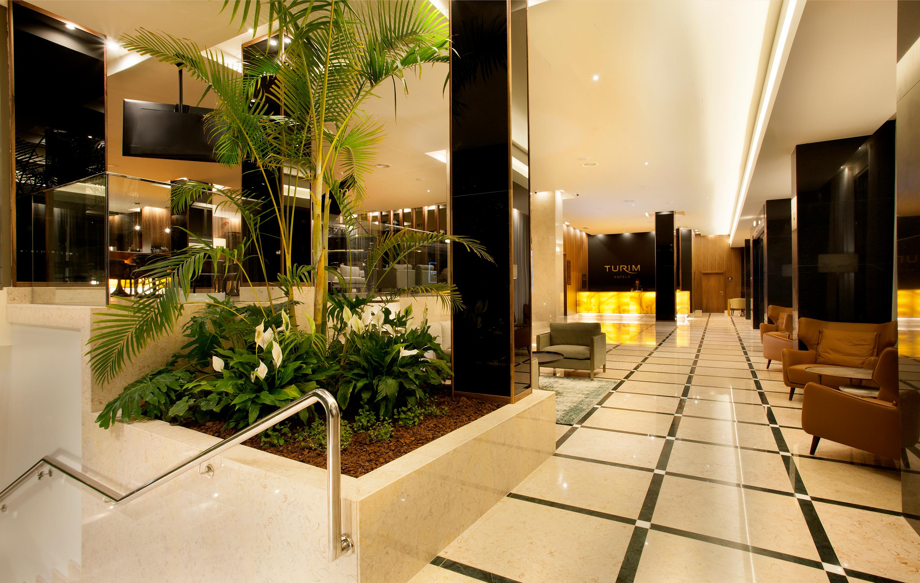 Vista Lobby TURIM Santa Maria Hotel