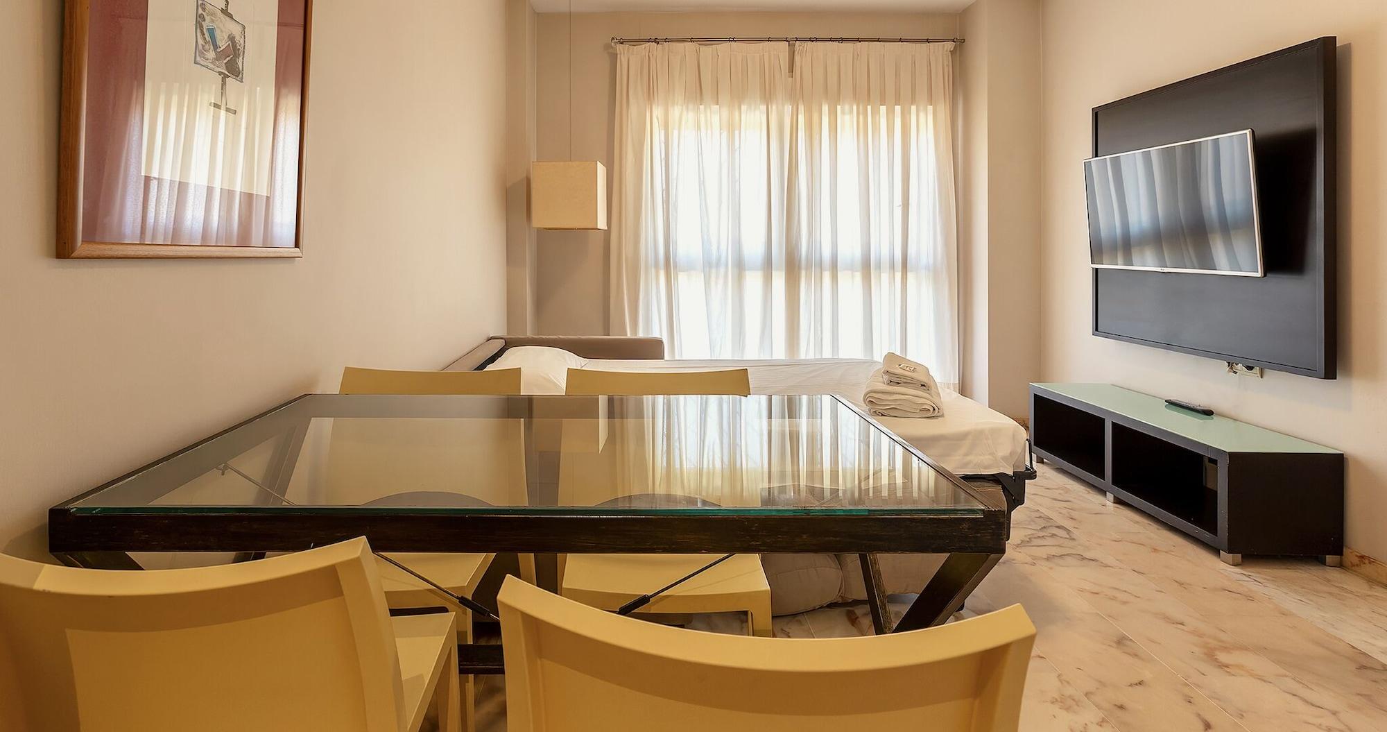 Habitación Apartamentos Vértice Bib Rambla