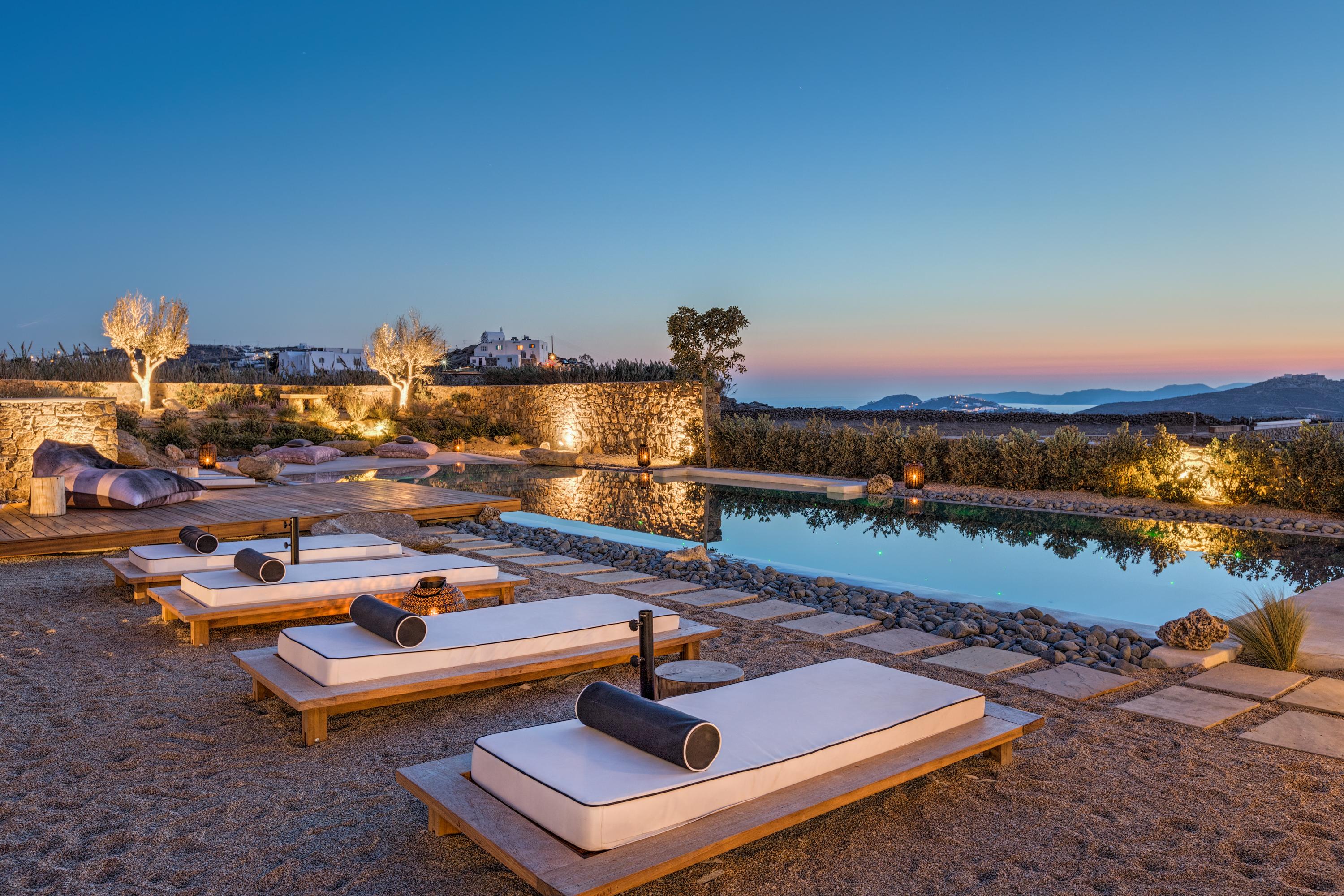 Vista Piscina Portes Mykonos Suites & Villas