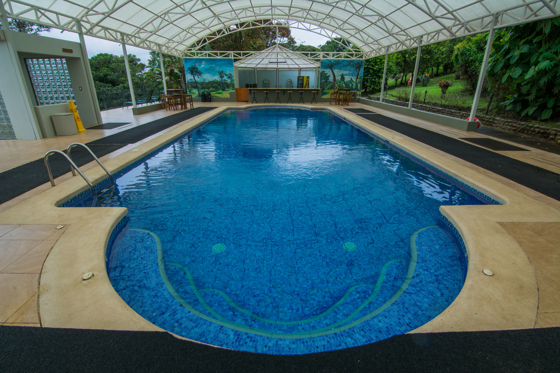 Vista Piscina Hotel Fonda Vela