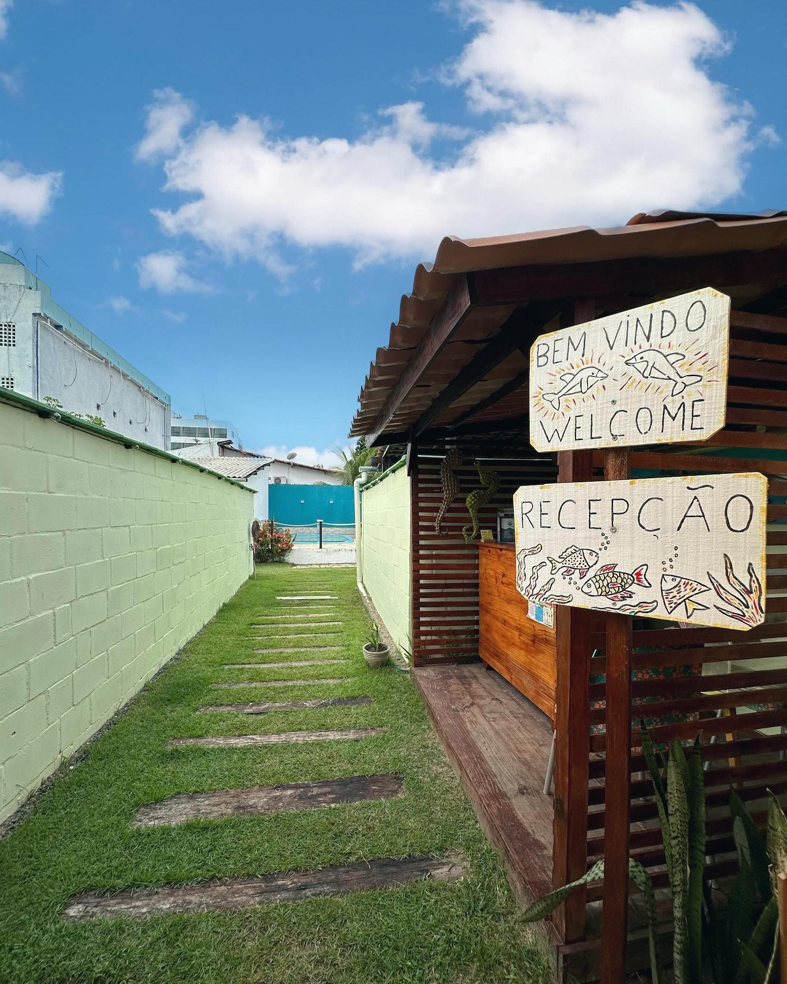 Vista Lobby Pousada Canto dos Artistas