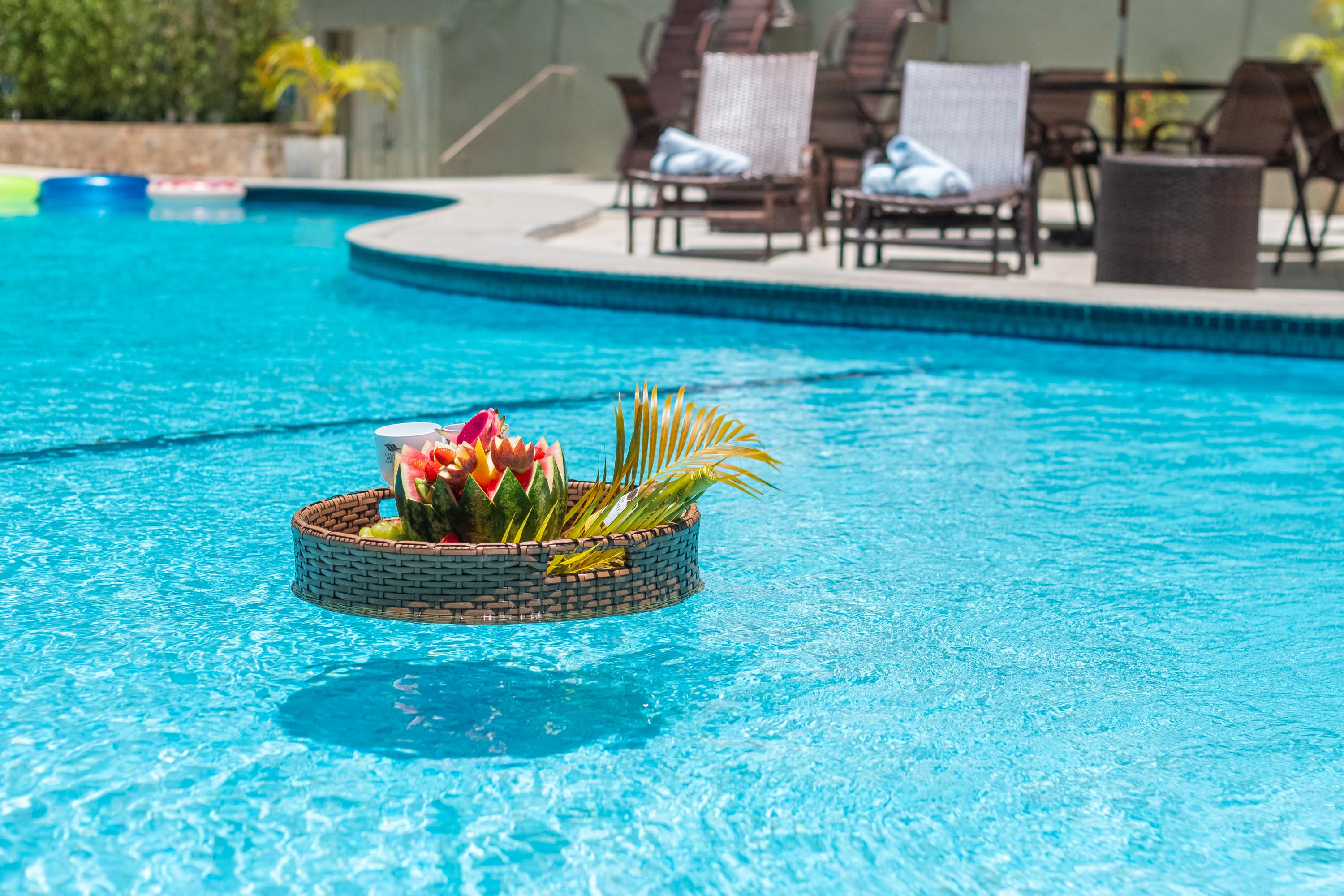 Vista Piscina Grande Hotel da Barra