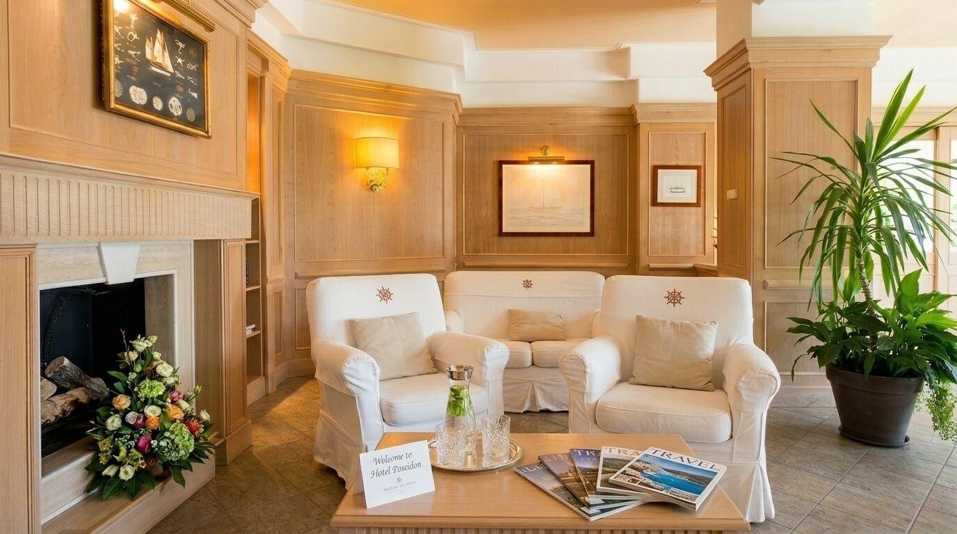 Vista Lobby Hotel Poseidon