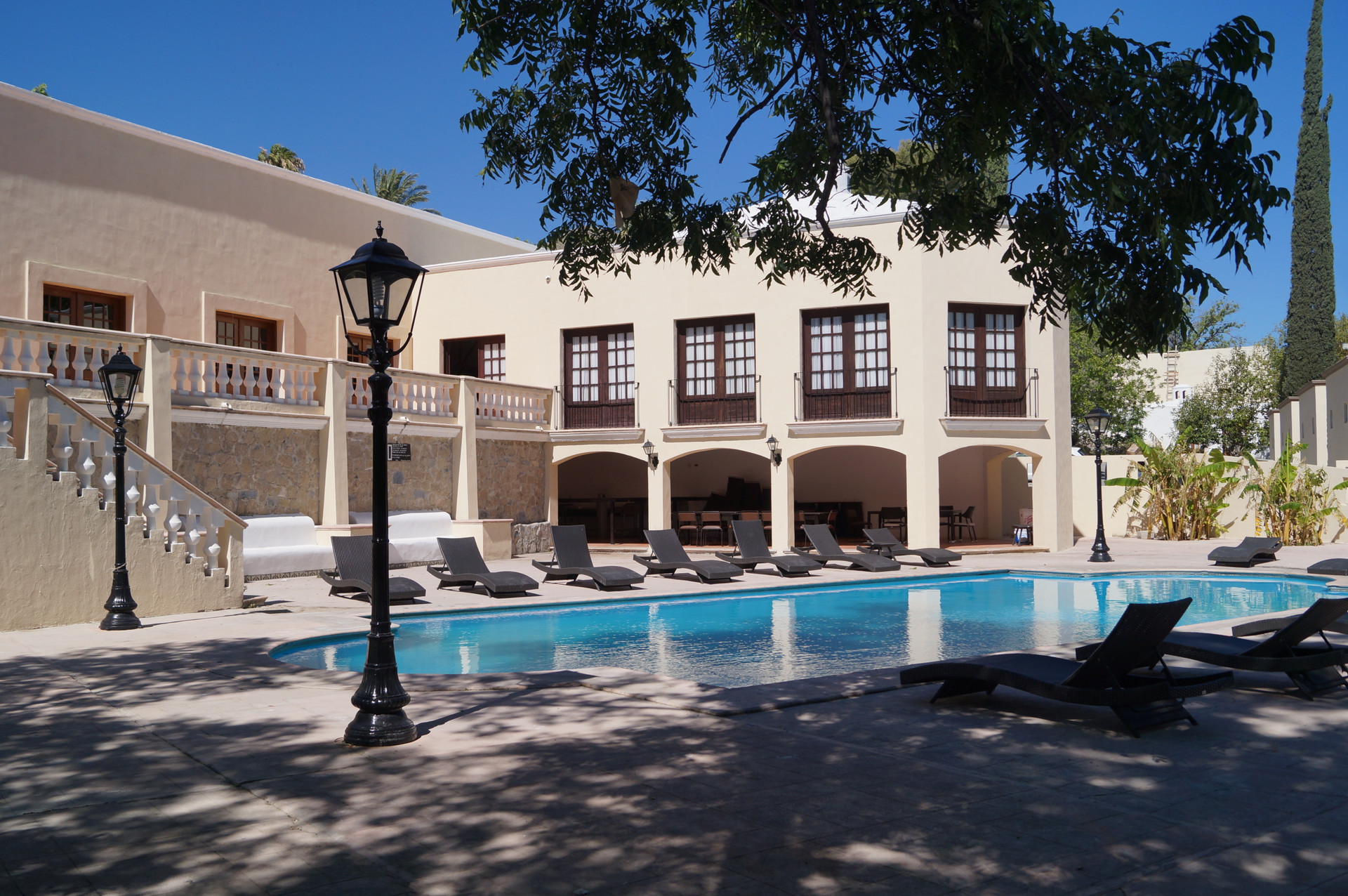 Vista Piscina Antígua Hacienda de Perote