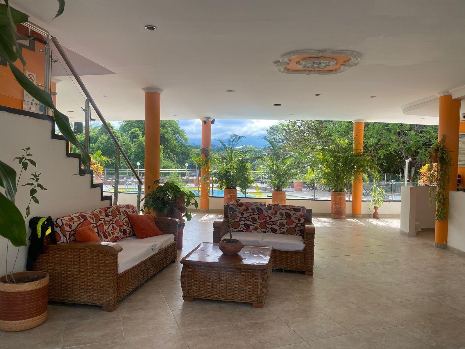 Vista Lobby Hotel La Cascada Cristalina