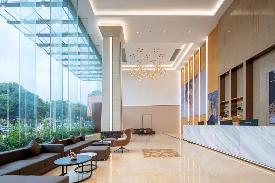 Vista Lobby Echarm International Hotel Guangzhou Baiyun International Airport Huadu Plaza Branch - Free Deliver Service to Guangzhou Baiyun International Airport & Free Deliver Service to Canton Fair Complex During Canton Fair Period