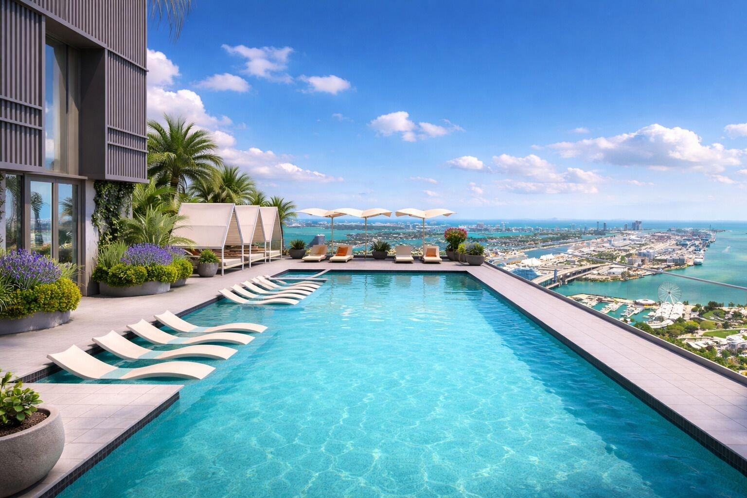 Vista Piscina The Urban Suites - 501 First Residence