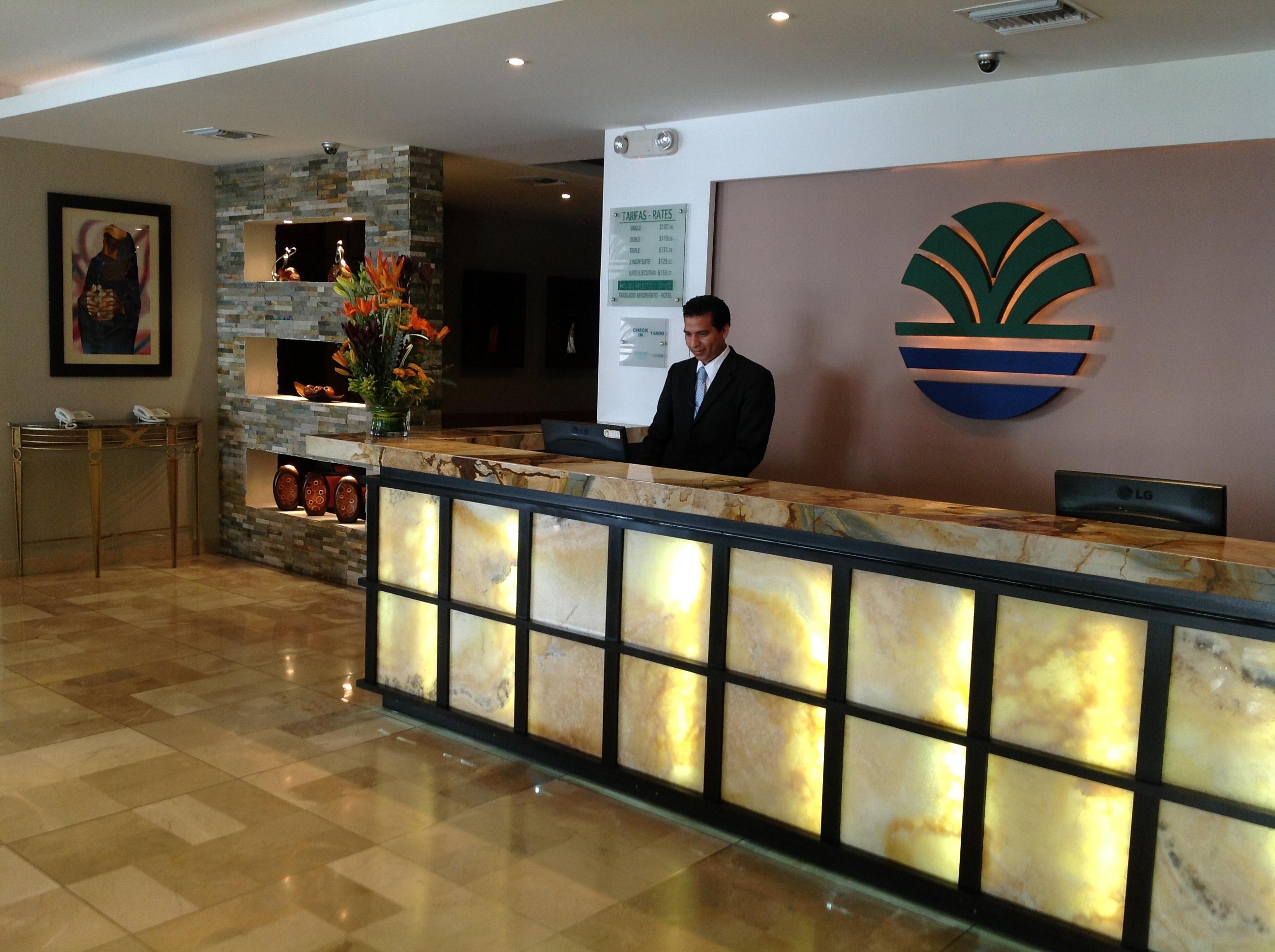 Vista do lobby Hotel Ramada
