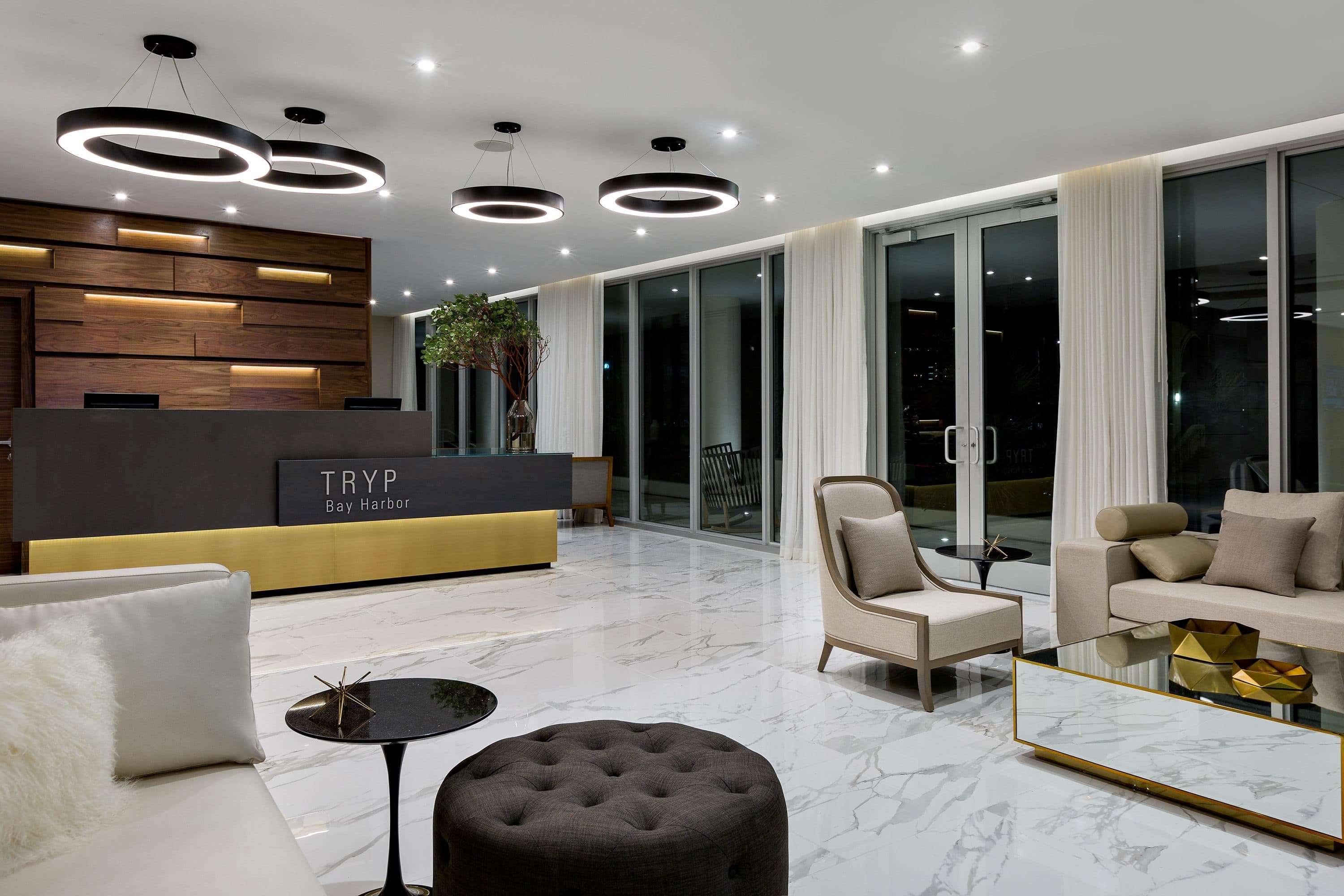 Vista Lobby The Altair Bay Harbor Hotel