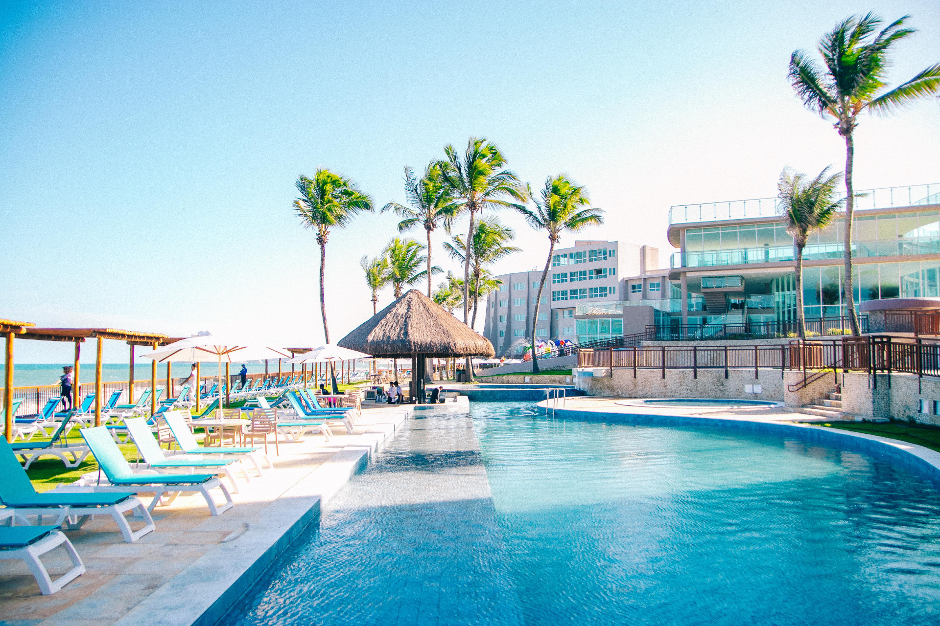 Vista Piscina Costeira Palace Beach Resort All Inclusive