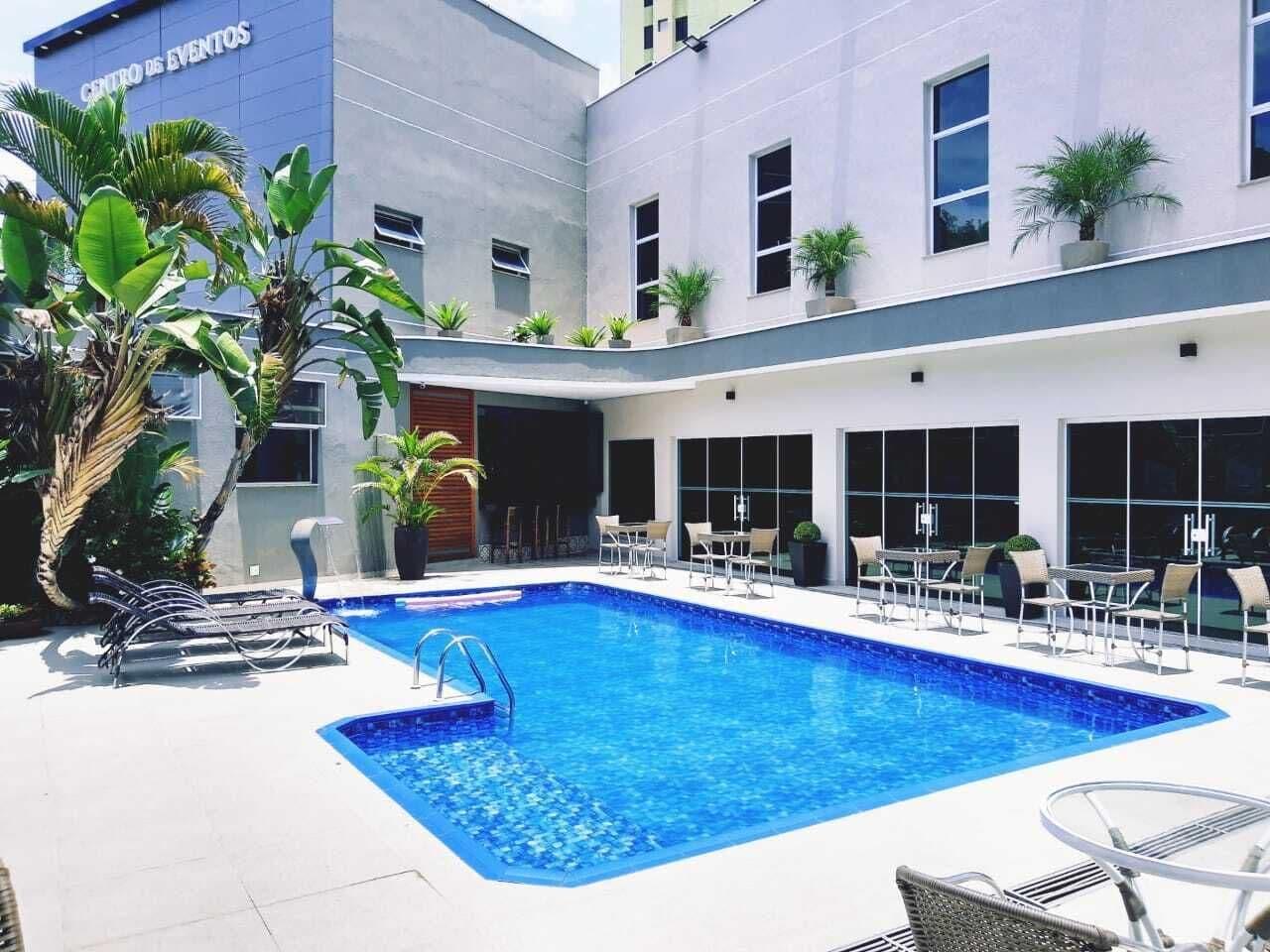 Vista Piscina Hotel Serra de Jundiaí