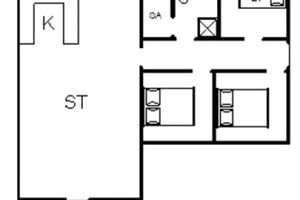 Alquiler Vacacional - 6 Person Holiday Home in Hvide Sande