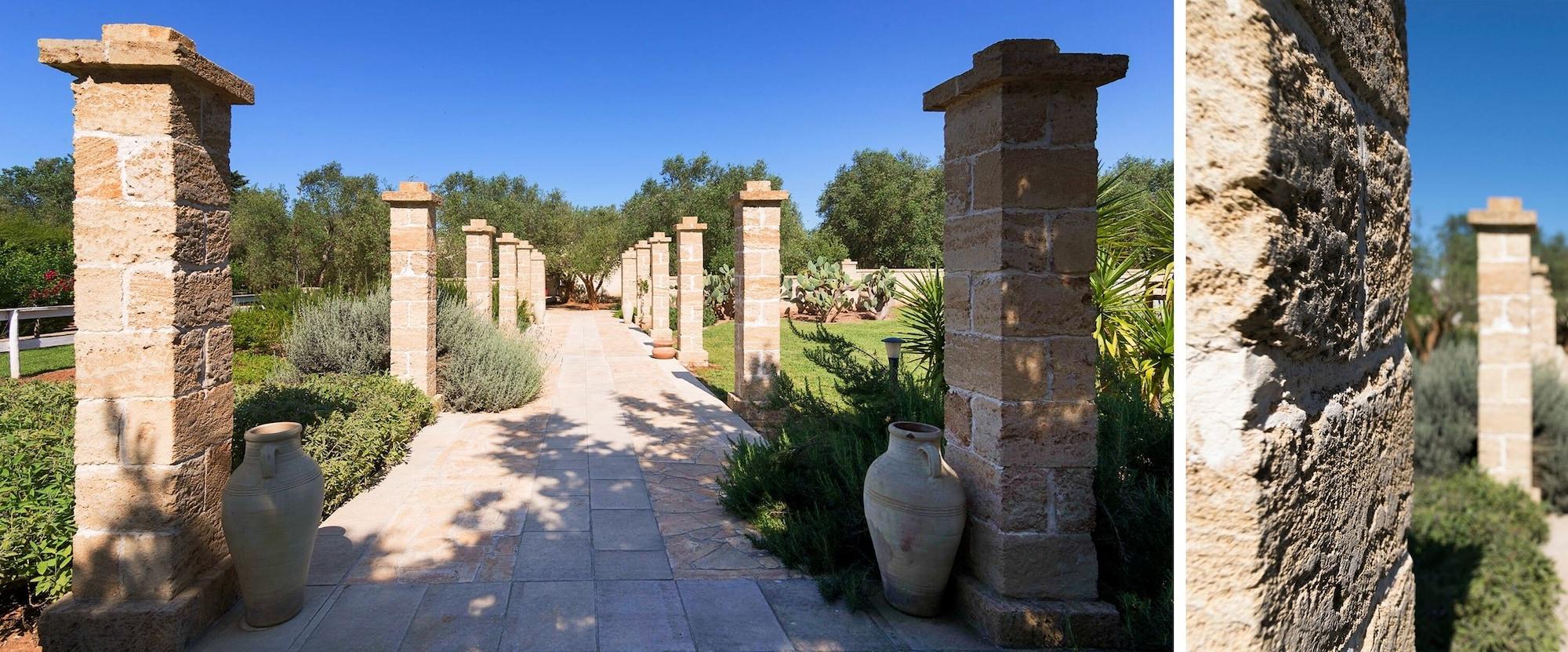 Vista Exterior Masseria L'Uliveto