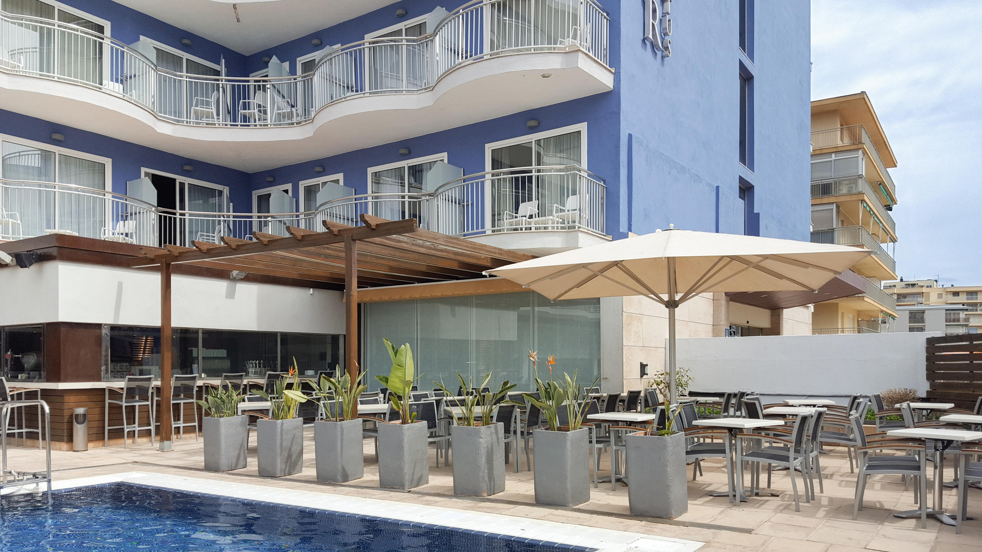 Vista Exterior Hotel Cesar Augustus
