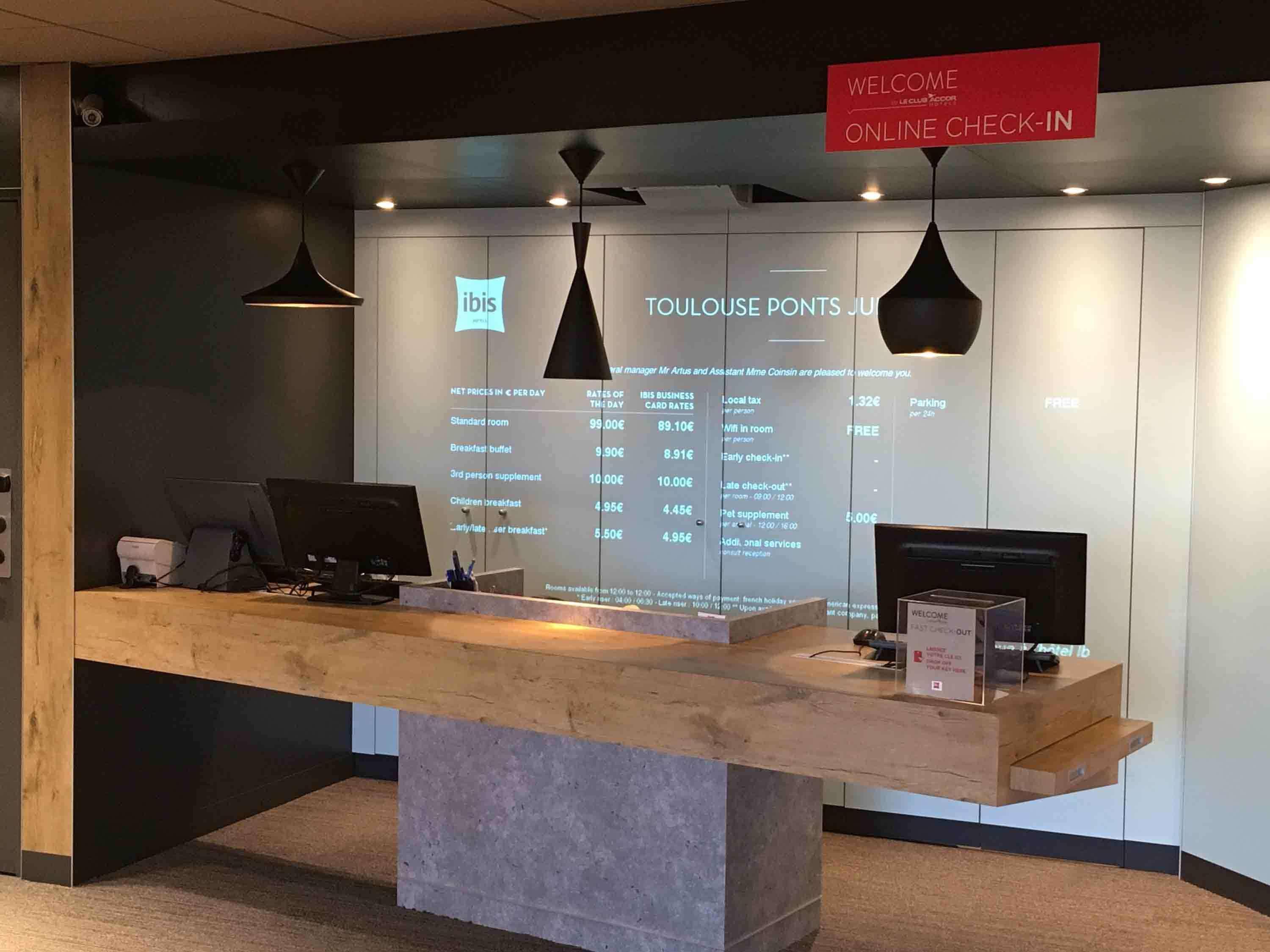 Vista Lobby ibis Toulouse Ponts Jumeaux
