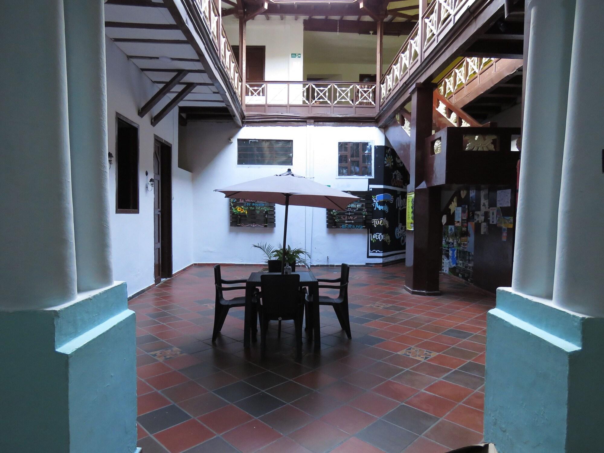 Vista Lobby Hostal La Casona Don Juan