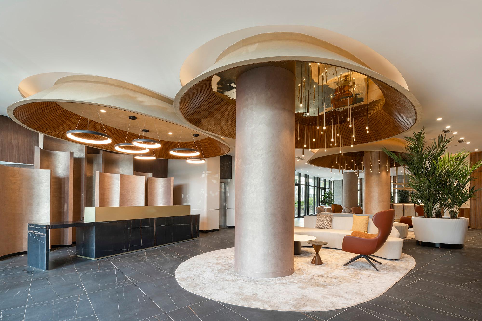 Vista Lobby Eurostars Casa Anfa