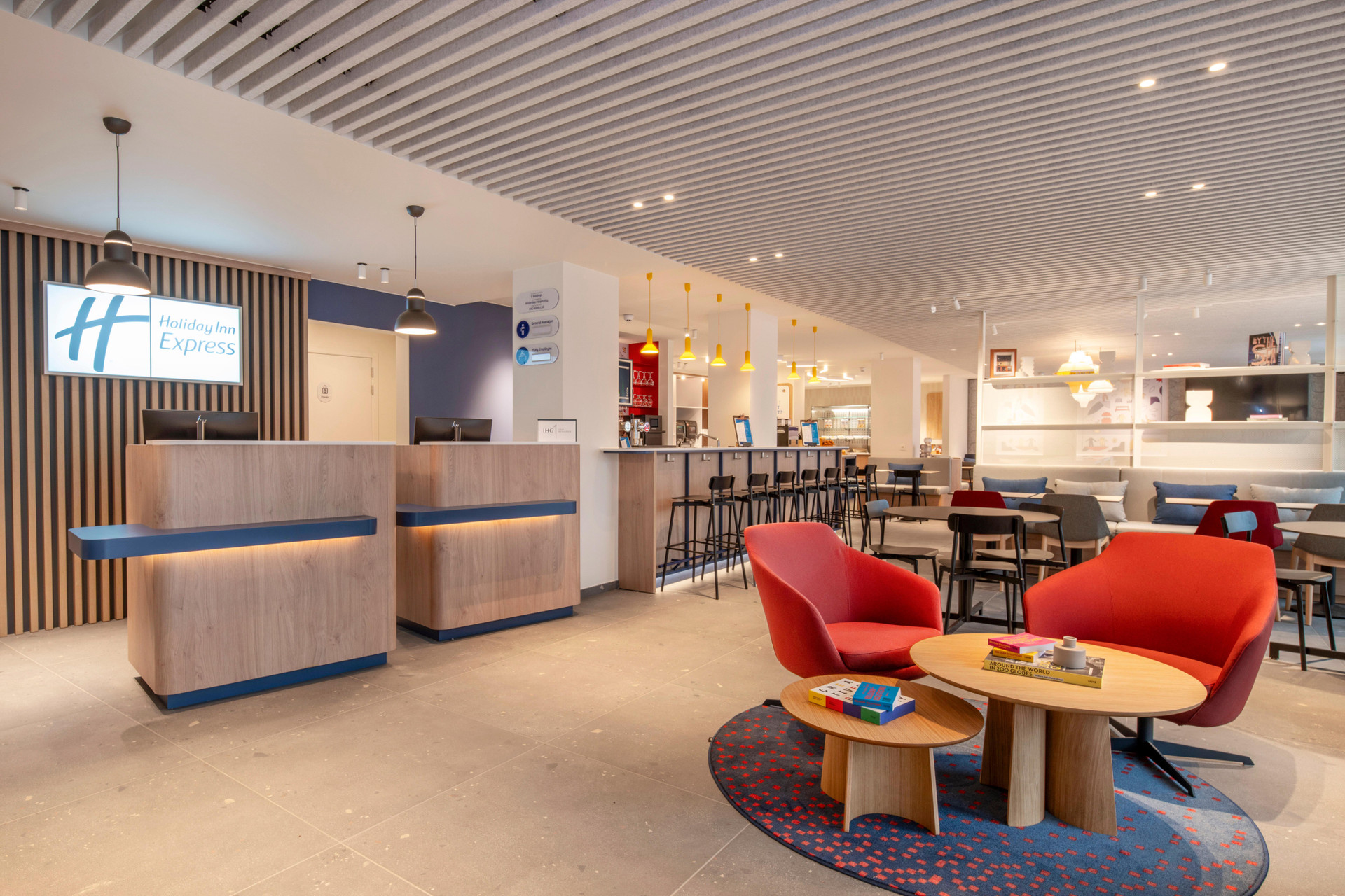 Vista Lobby Holiday Inn Express & Suites Ghent by IHG