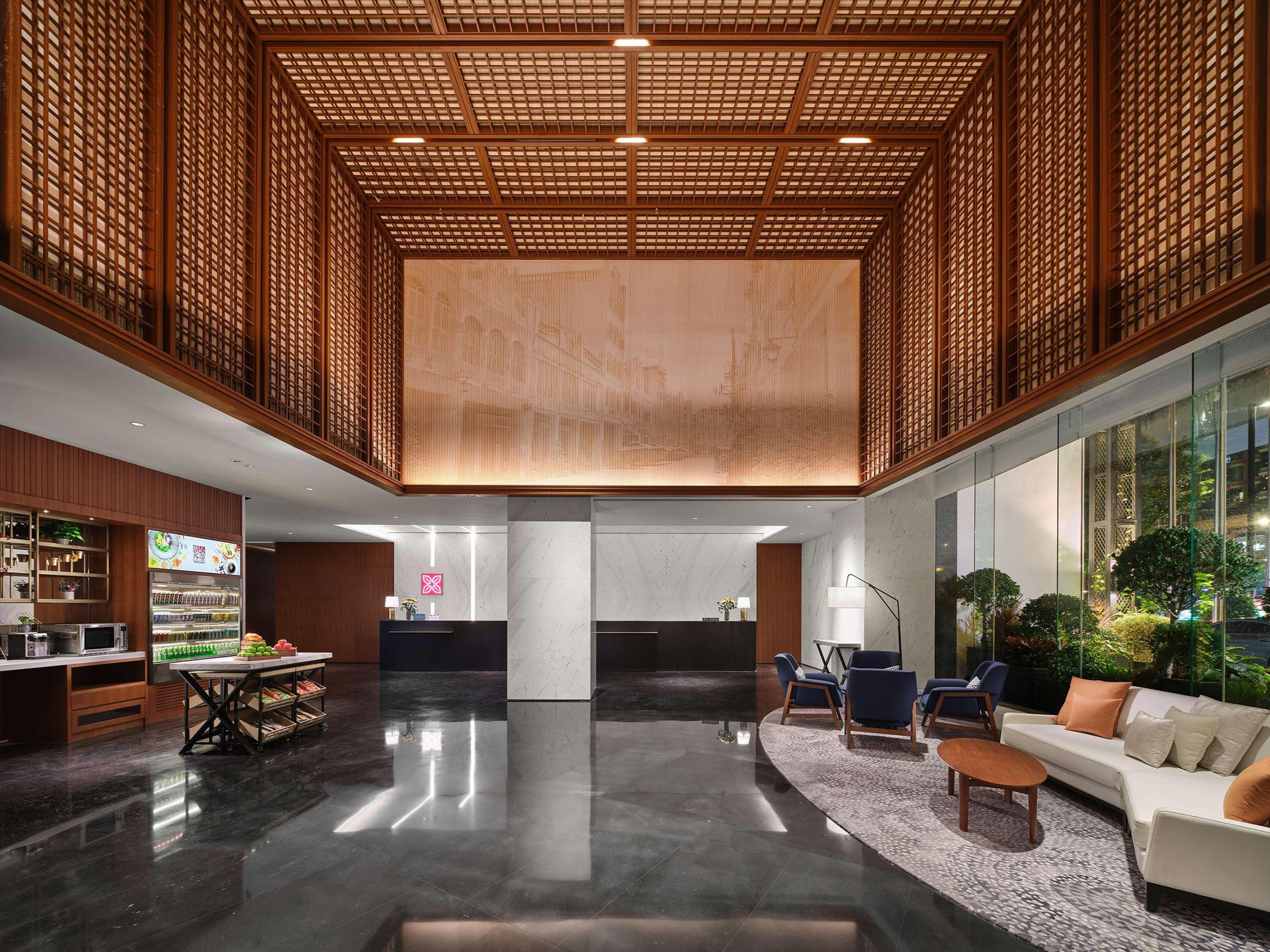 Vista Lobby Hilton Garden Inn Guangzhou Tianhe