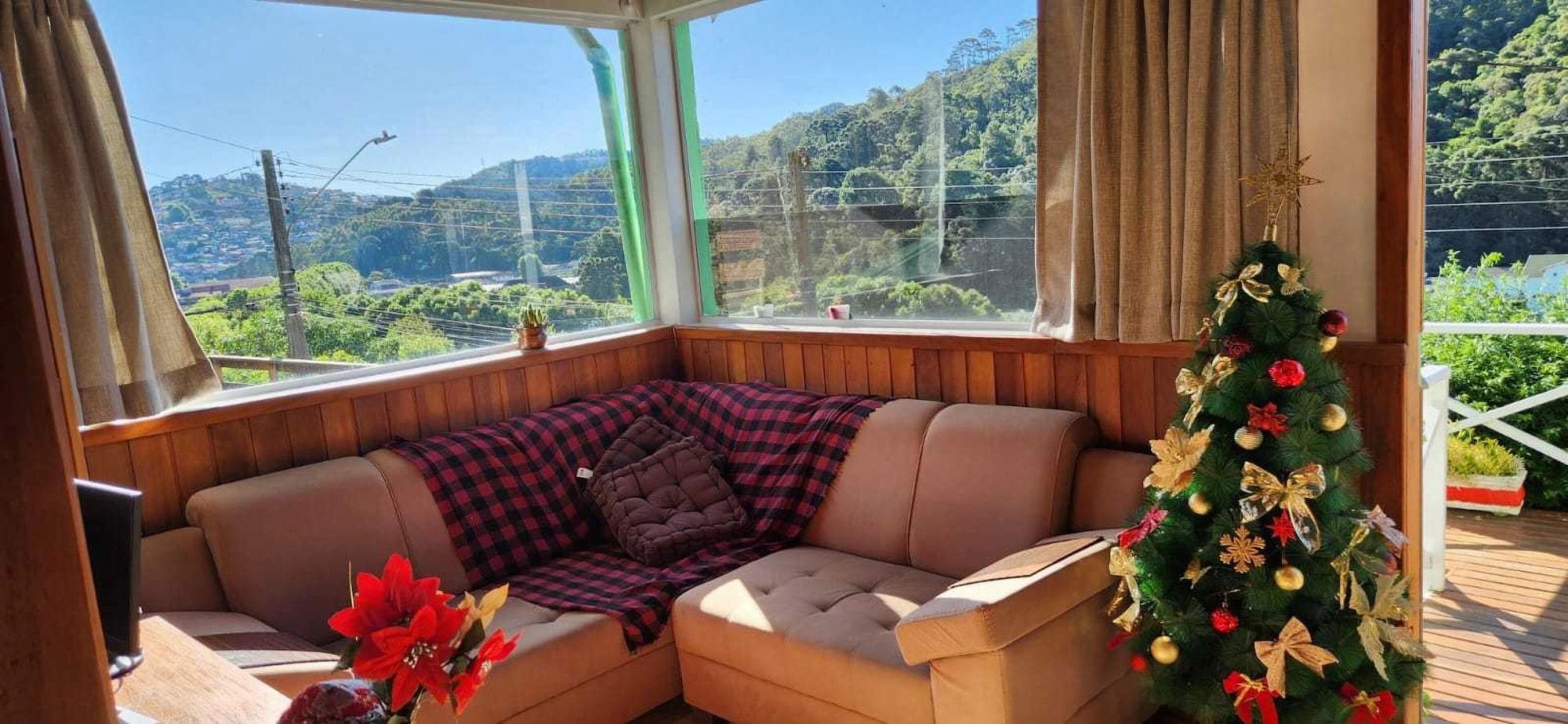 Vista Lobby Pousada Araucária Suítes