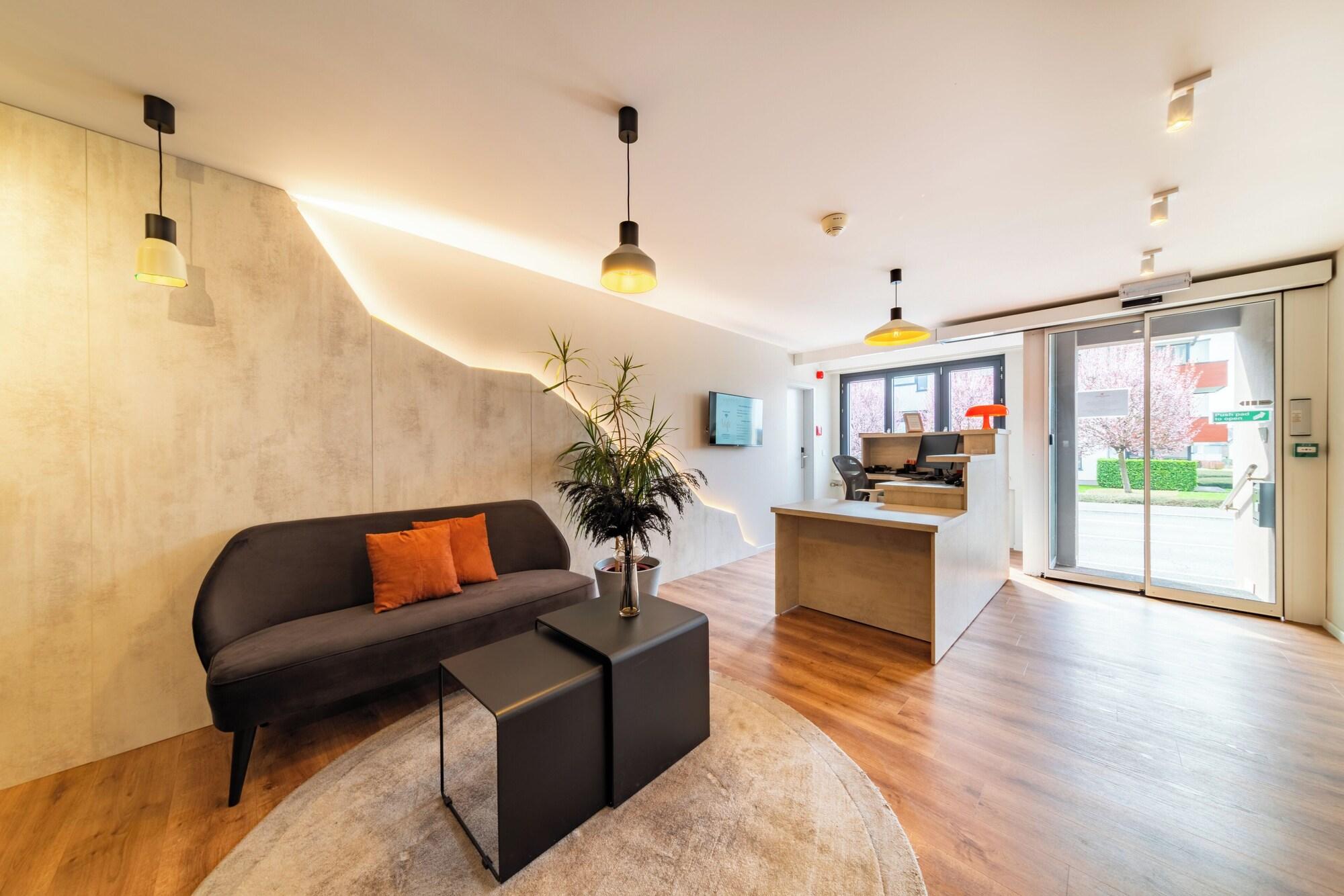 Vista Lobby Mandarina Hotel Luxembourg Strassen