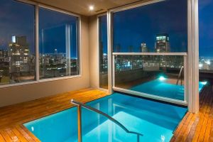 Alquiler Vacacional - Edificio de Lujo en el Corazón de Palermo Soho: 2 Piscinas, Sauna, Gimnasio y Centro de Negocios
