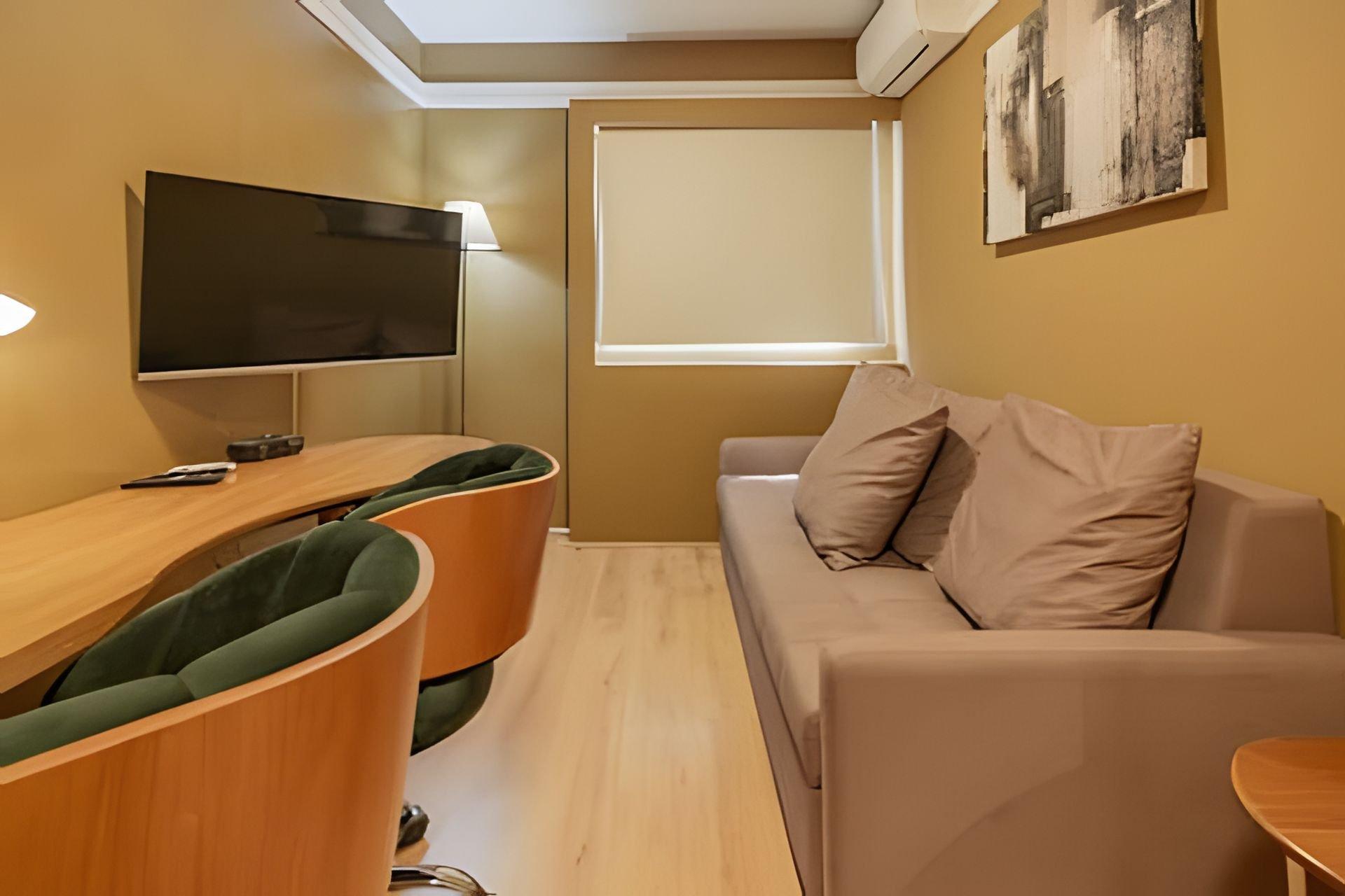 Cocina Flat particular dentro do Hotel Transamérica Bela Cintra + Sofá Cama!