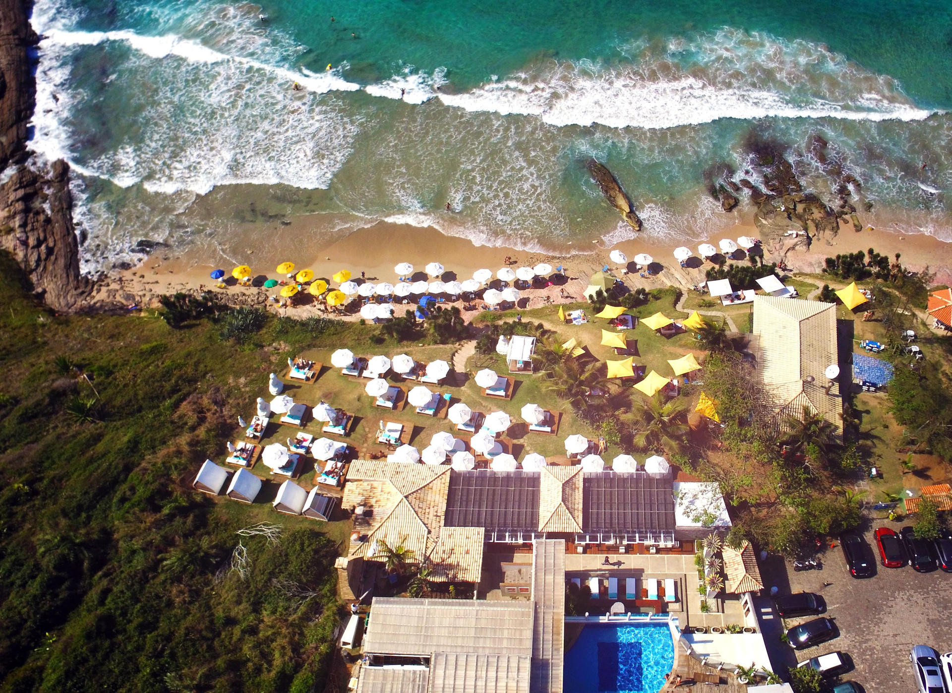 Vista Piscina Hotel Pousada Brava Club